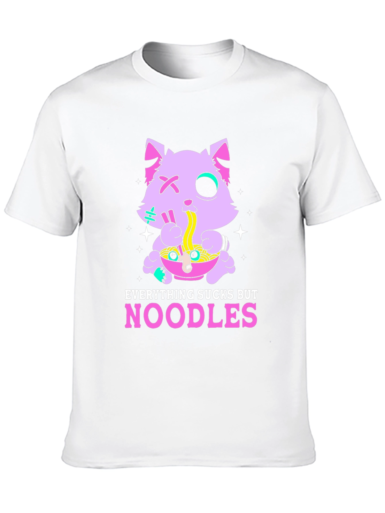 Noodles Cat Graphic T-Shirt