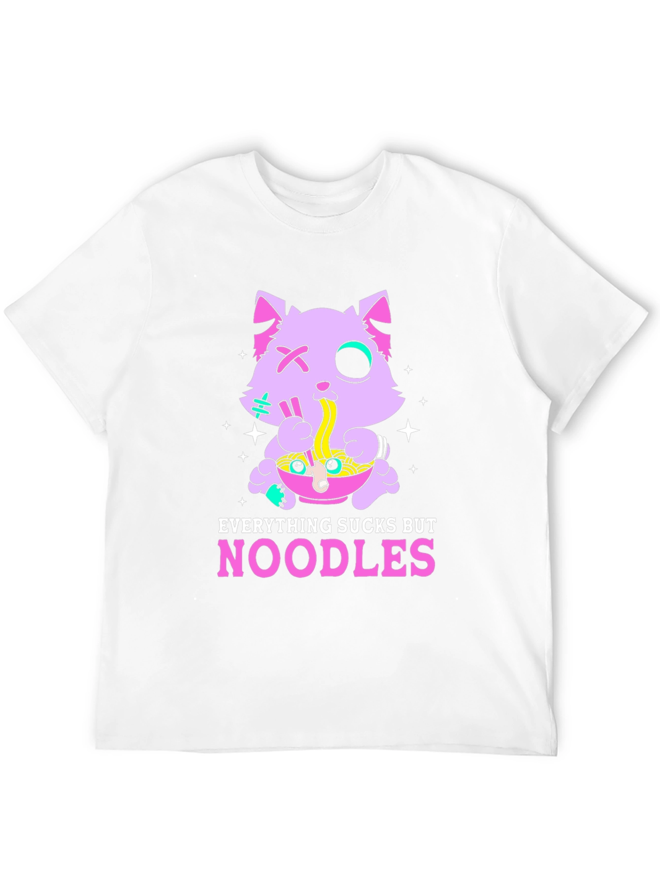 Noodles Cat Graphic T-Shirt