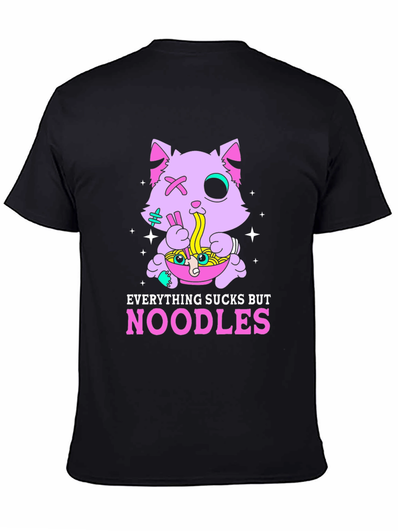 Noodles Cat Graphic T-Shirt