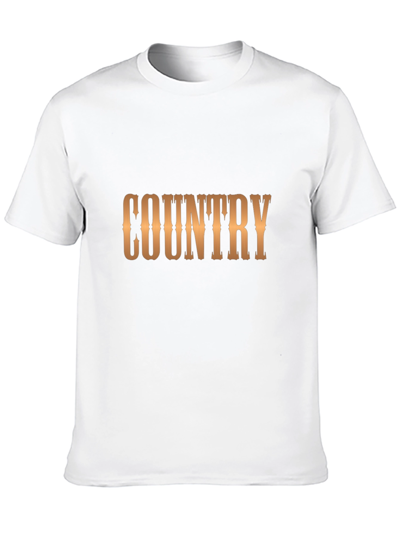 Country Style Black T-Shirt