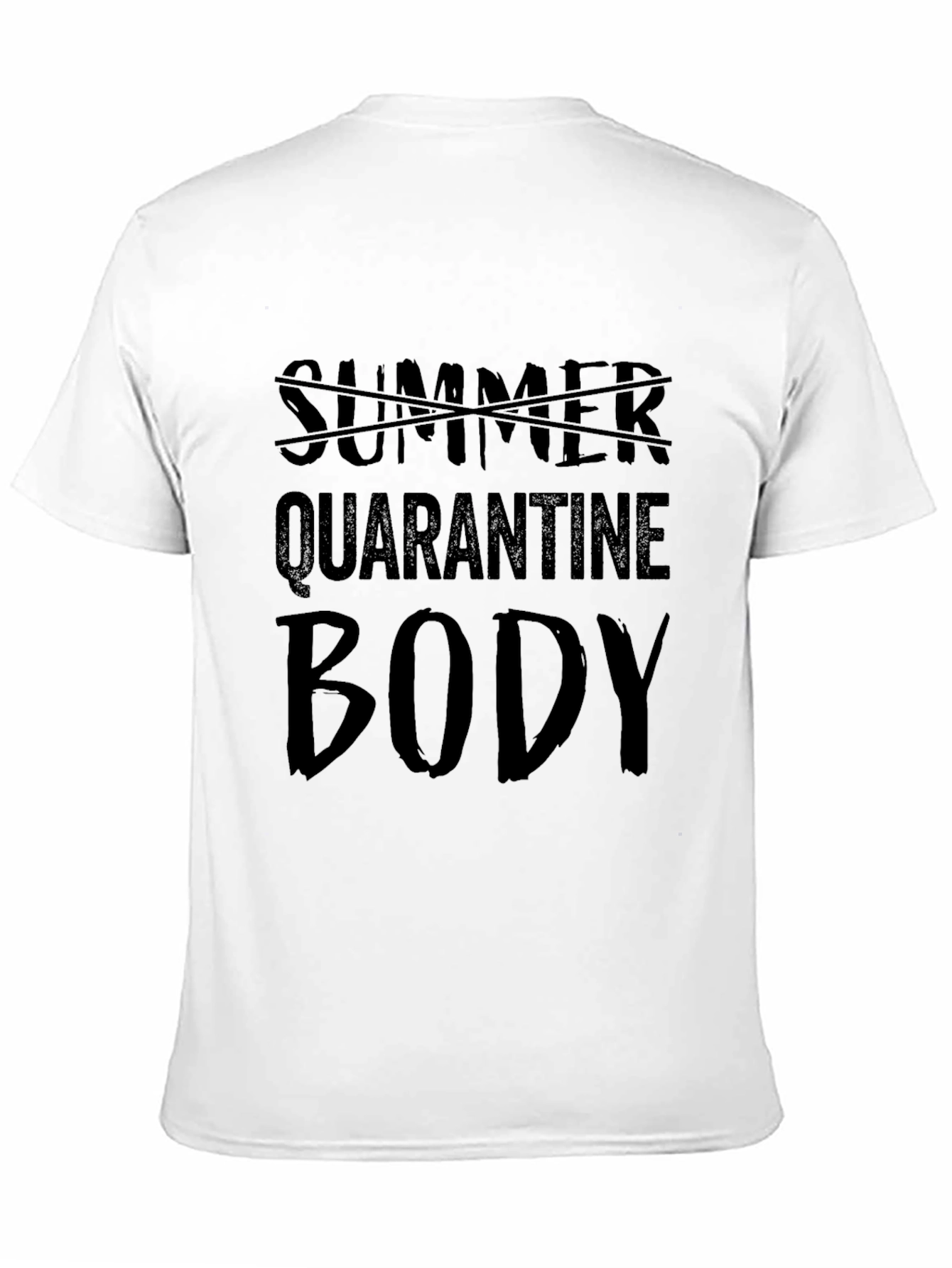 Summer Quarantine Body Graphic Tee - Black