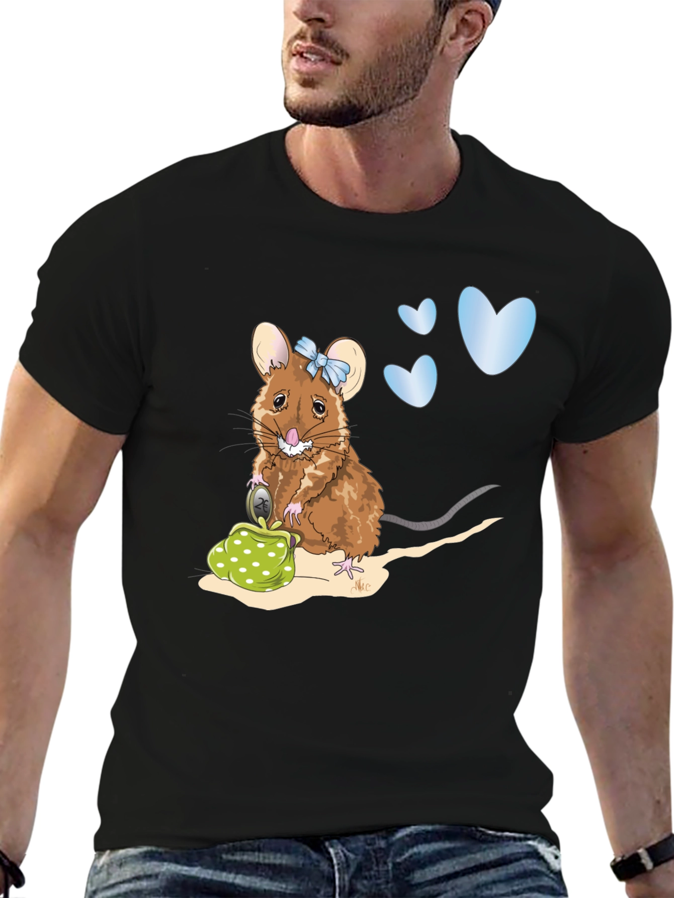 Mouse with Purse Graphic Tee
