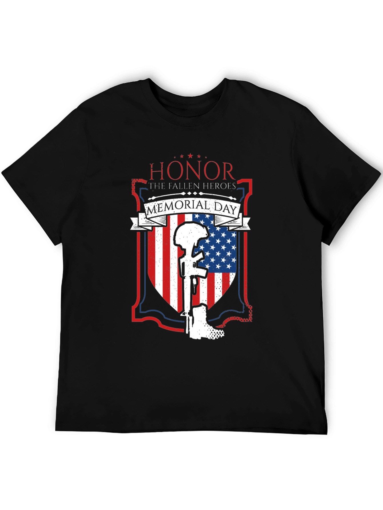Honor Fallen Heroes Memorial Day Graphic Tee