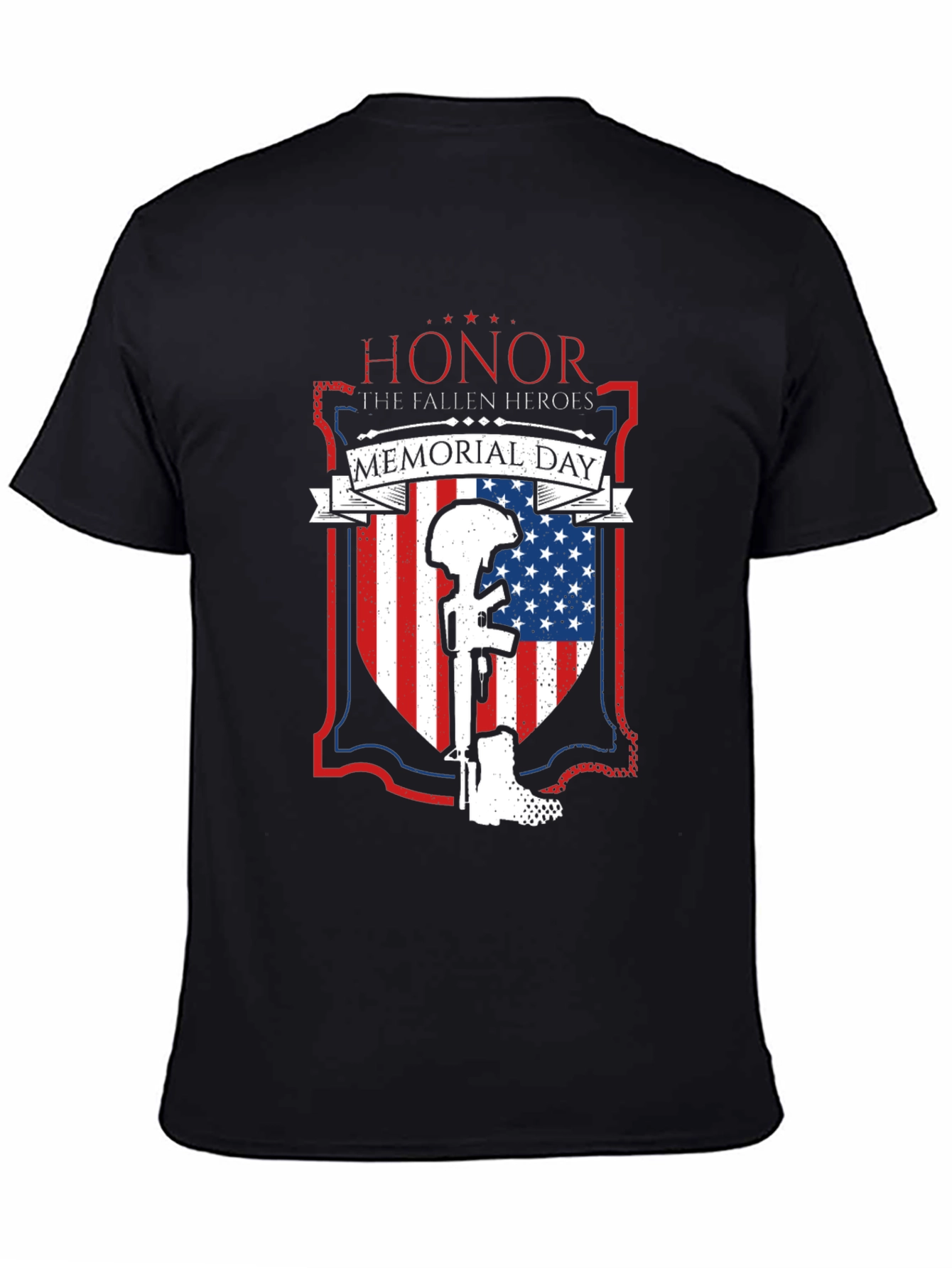 Honor Fallen Heroes Memorial Day Graphic Tee