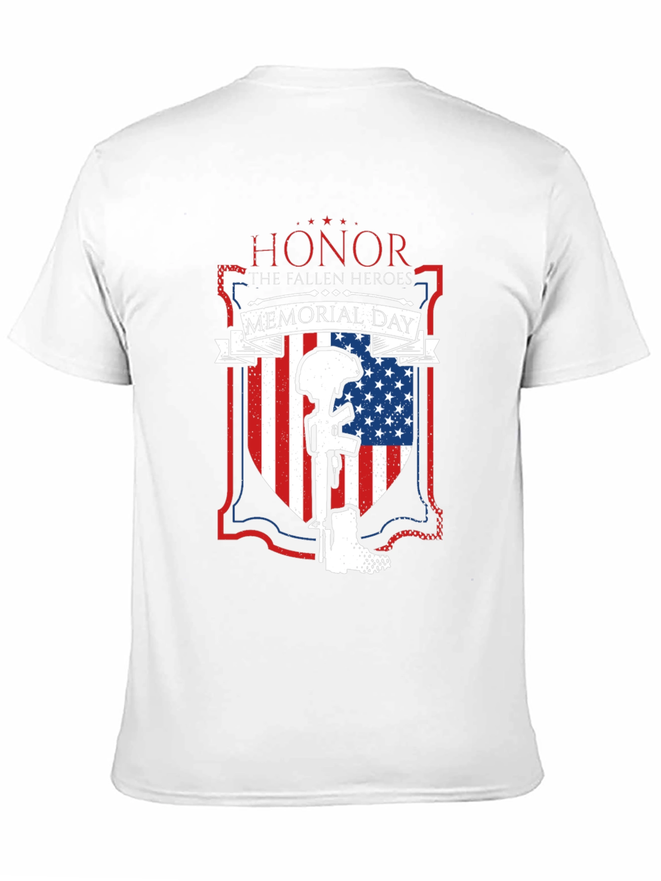 Honor Fallen Heroes Memorial Day Graphic Tee