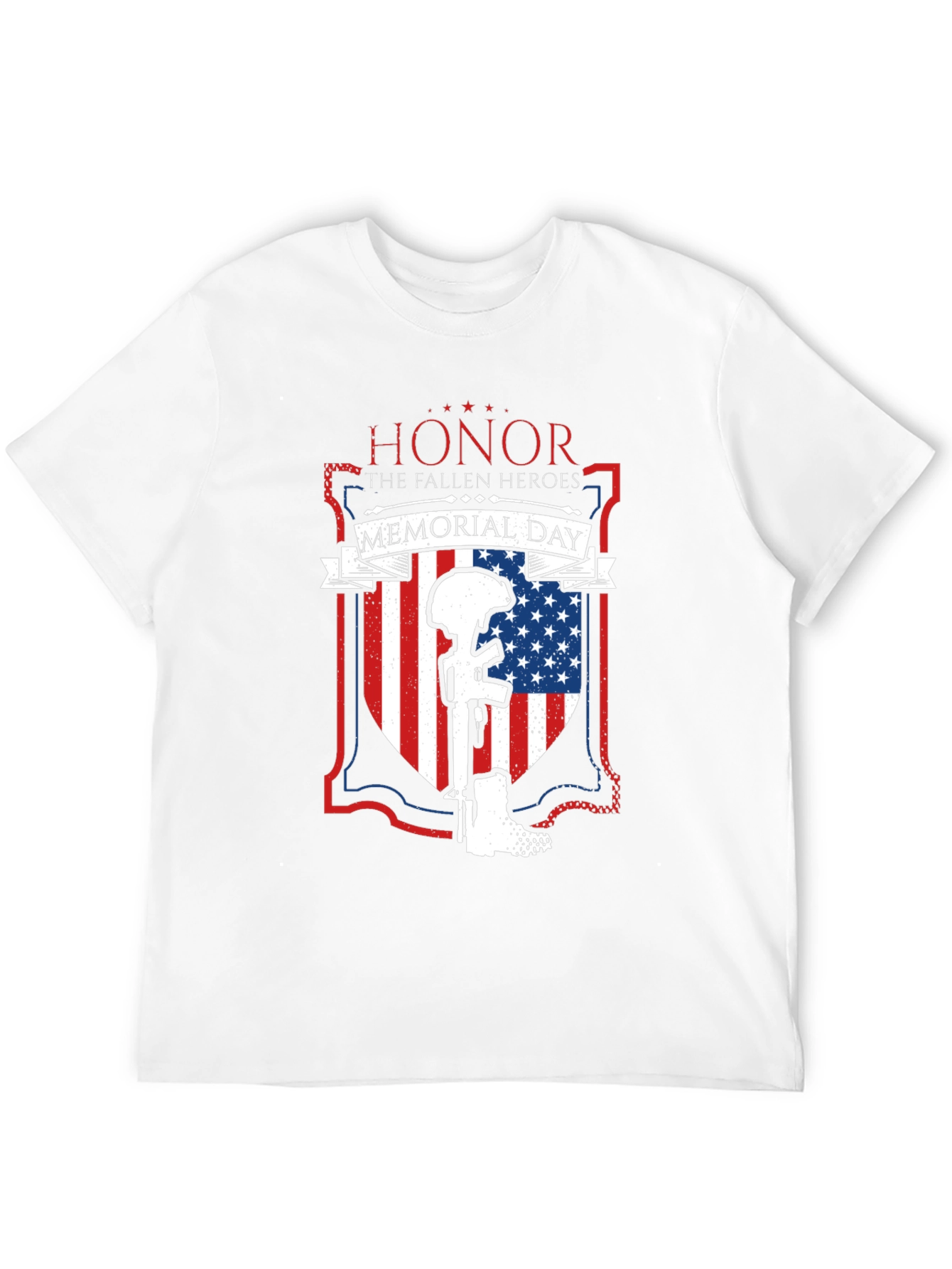 Honor Fallen Heroes Memorial Day Graphic Tee