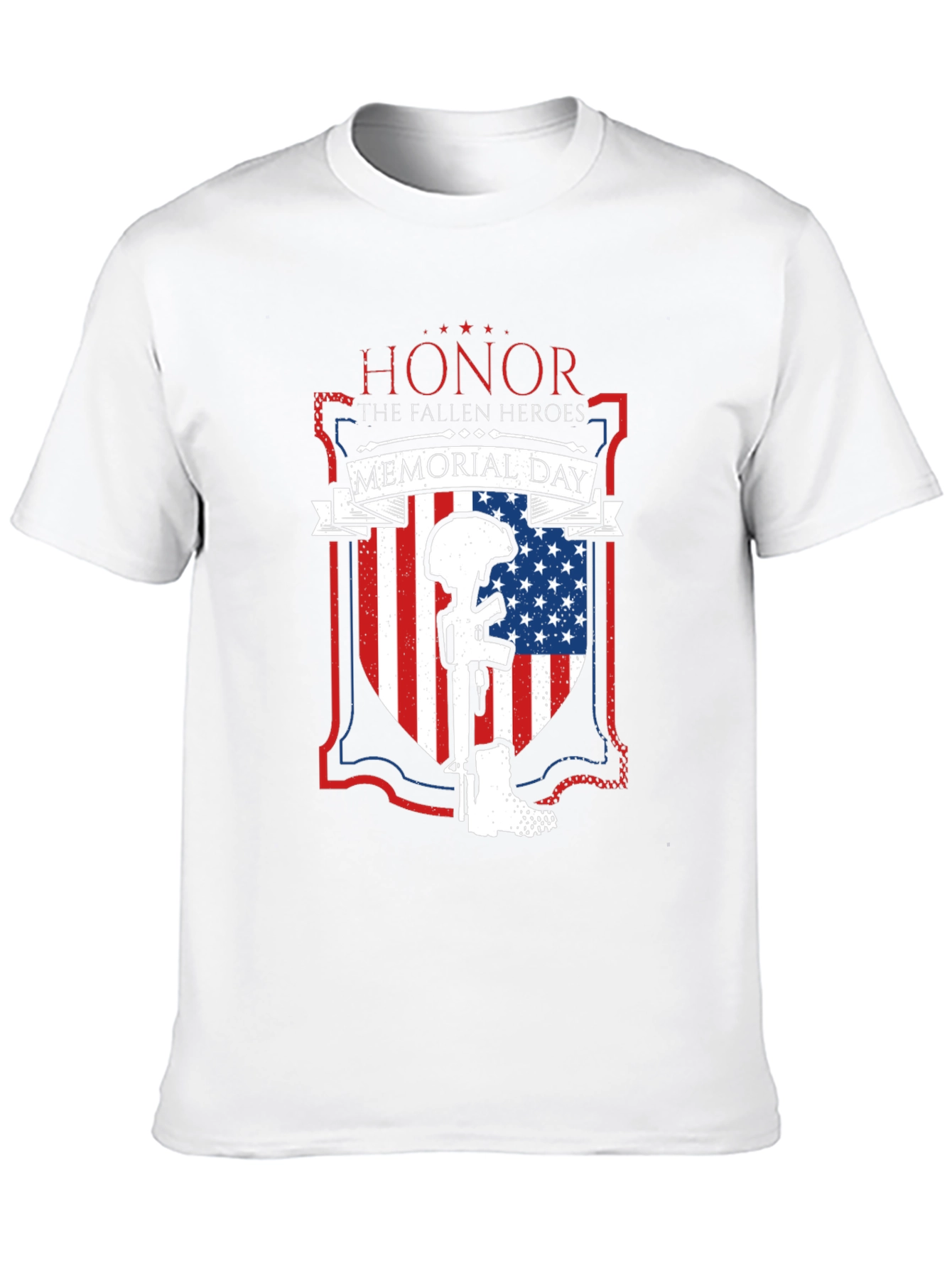 Honor Fallen Heroes Memorial Day Graphic Tee