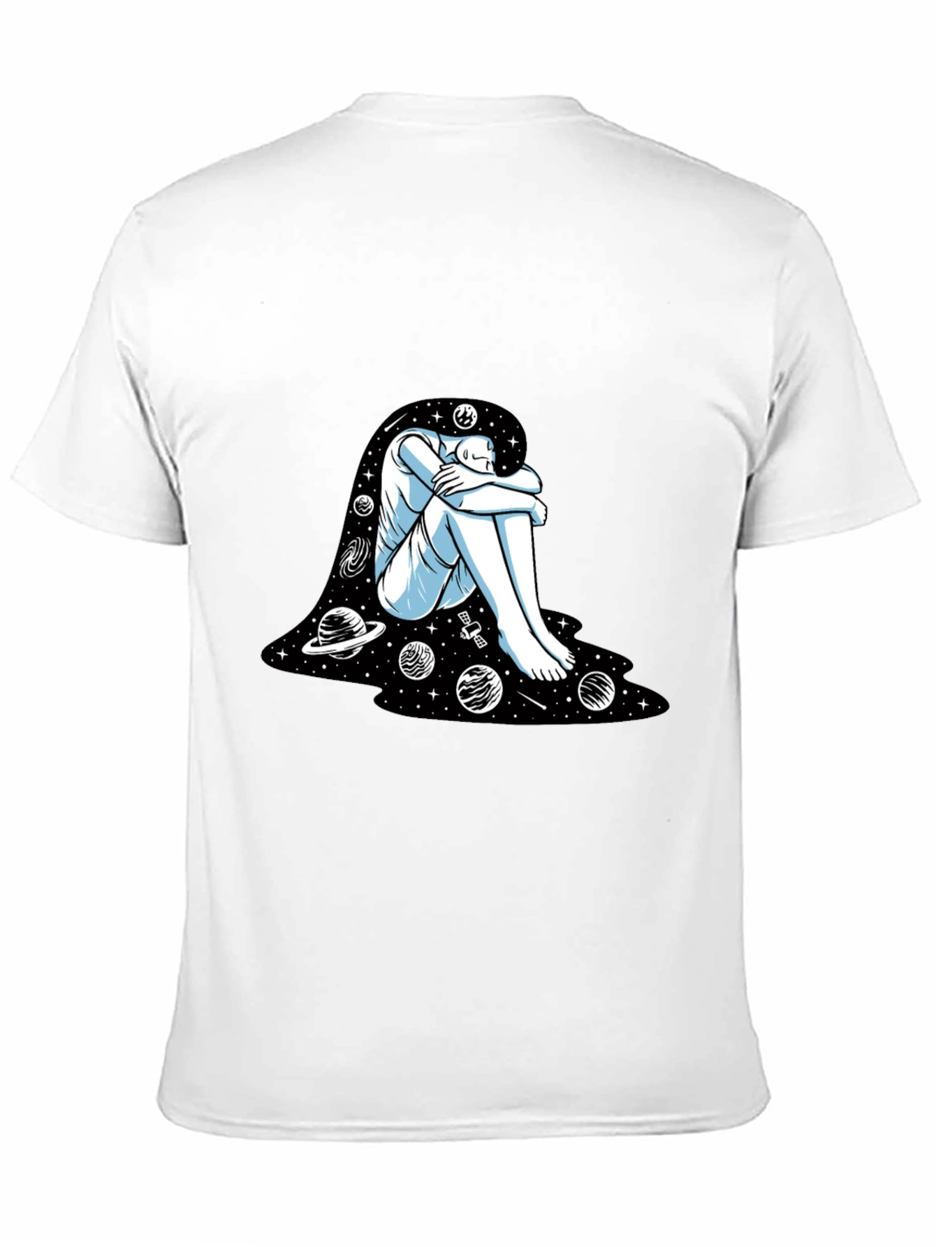 Cosmic Dreamer Graphic Tee - Black