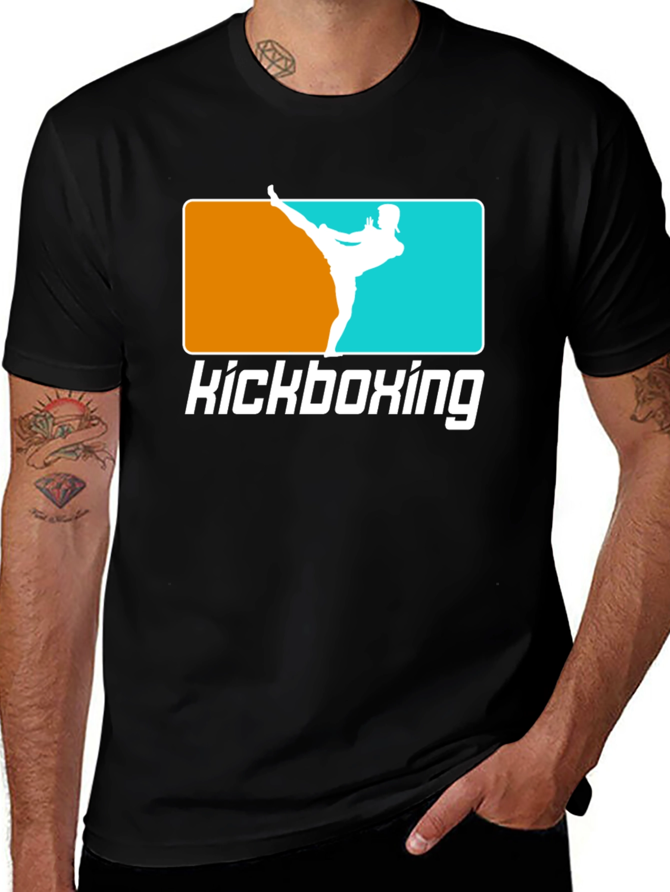 Kickboxing Graphic Tee - Martial Arts Training Shirt