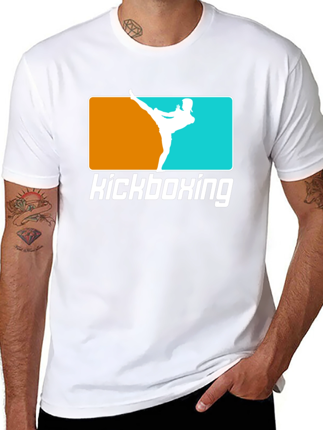 Kickboxing Graphic Tee - Martial Arts Training Shirt