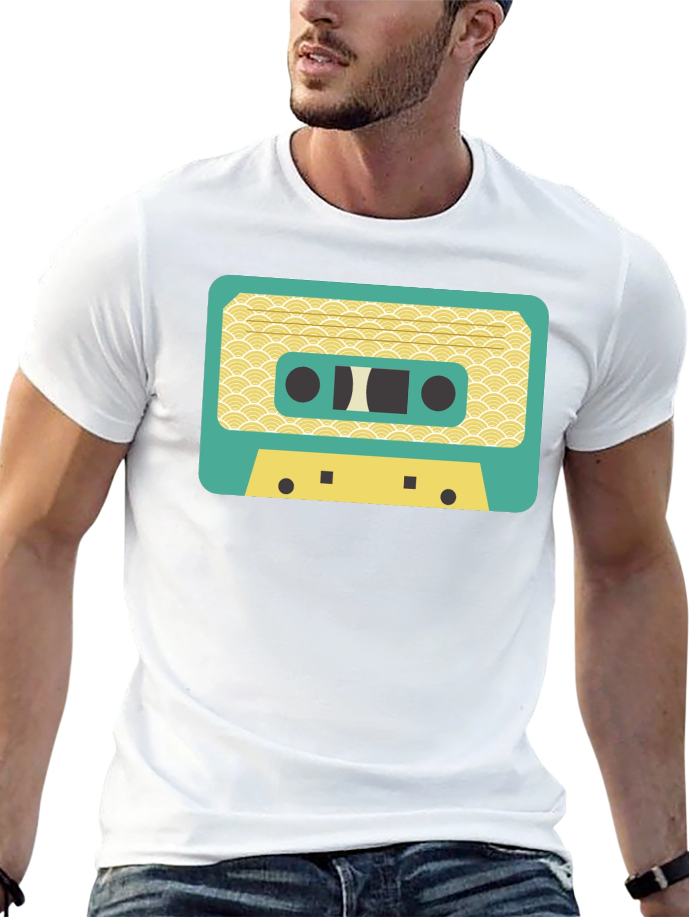 Retro Cassette Tape Graphic T-Shirt