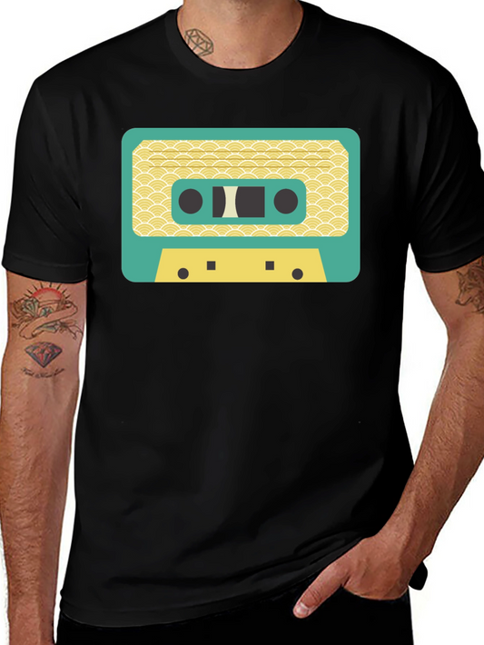 Retro Cassette Tape Graphic T-Shirt