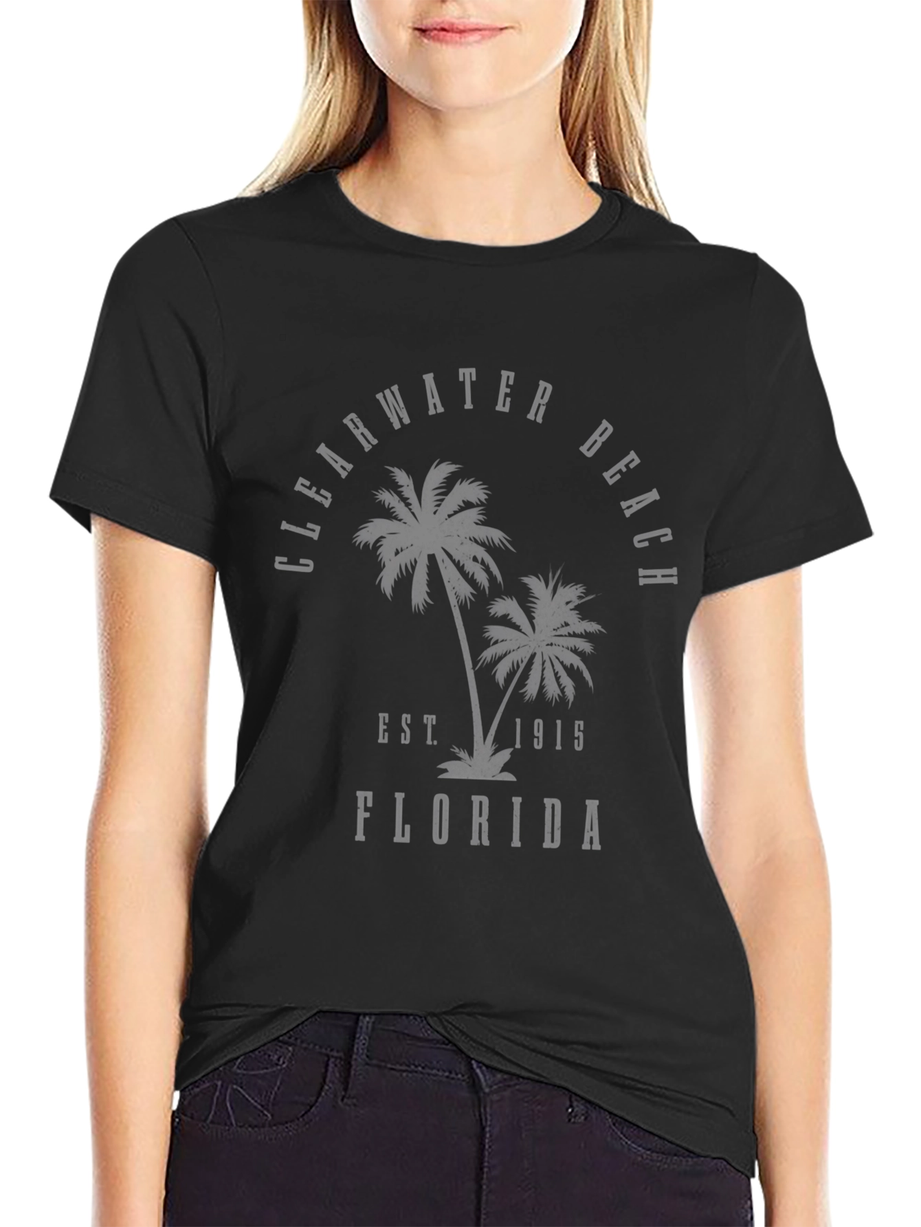 Clearwater Beach Florida T-Shirt - Palm Trees