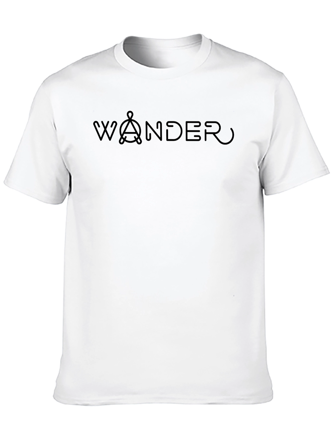 Wander Graphic Tee - Stylish Black Adventure Shirt