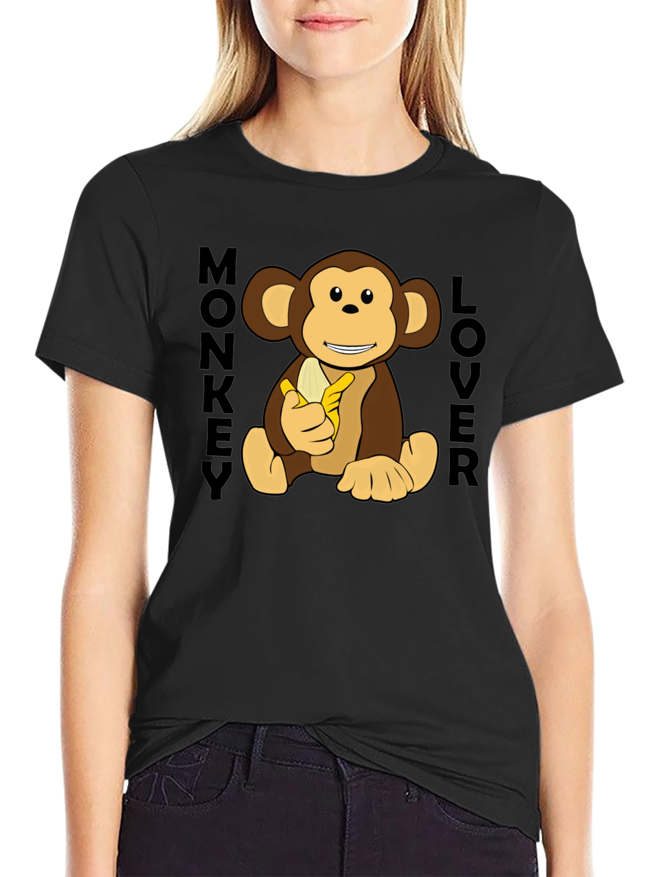 Monkey Lover Graphic T-Shirt - Fun Casual Wear