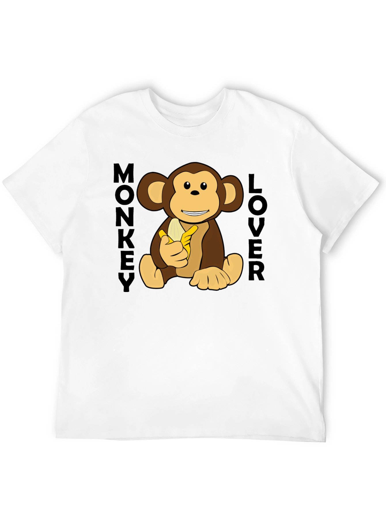 Monkey Lover Graphic T-Shirt - Fun Casual Wear
