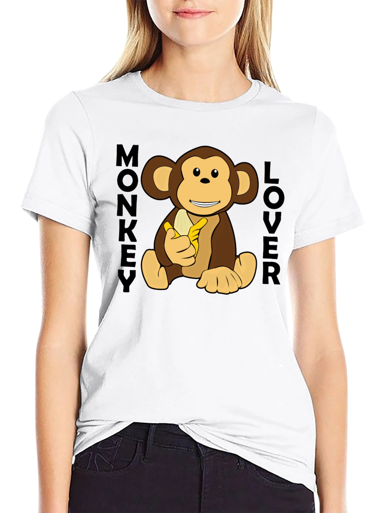 Monkey Lover Graphic T-Shirt - Fun Casual Wear