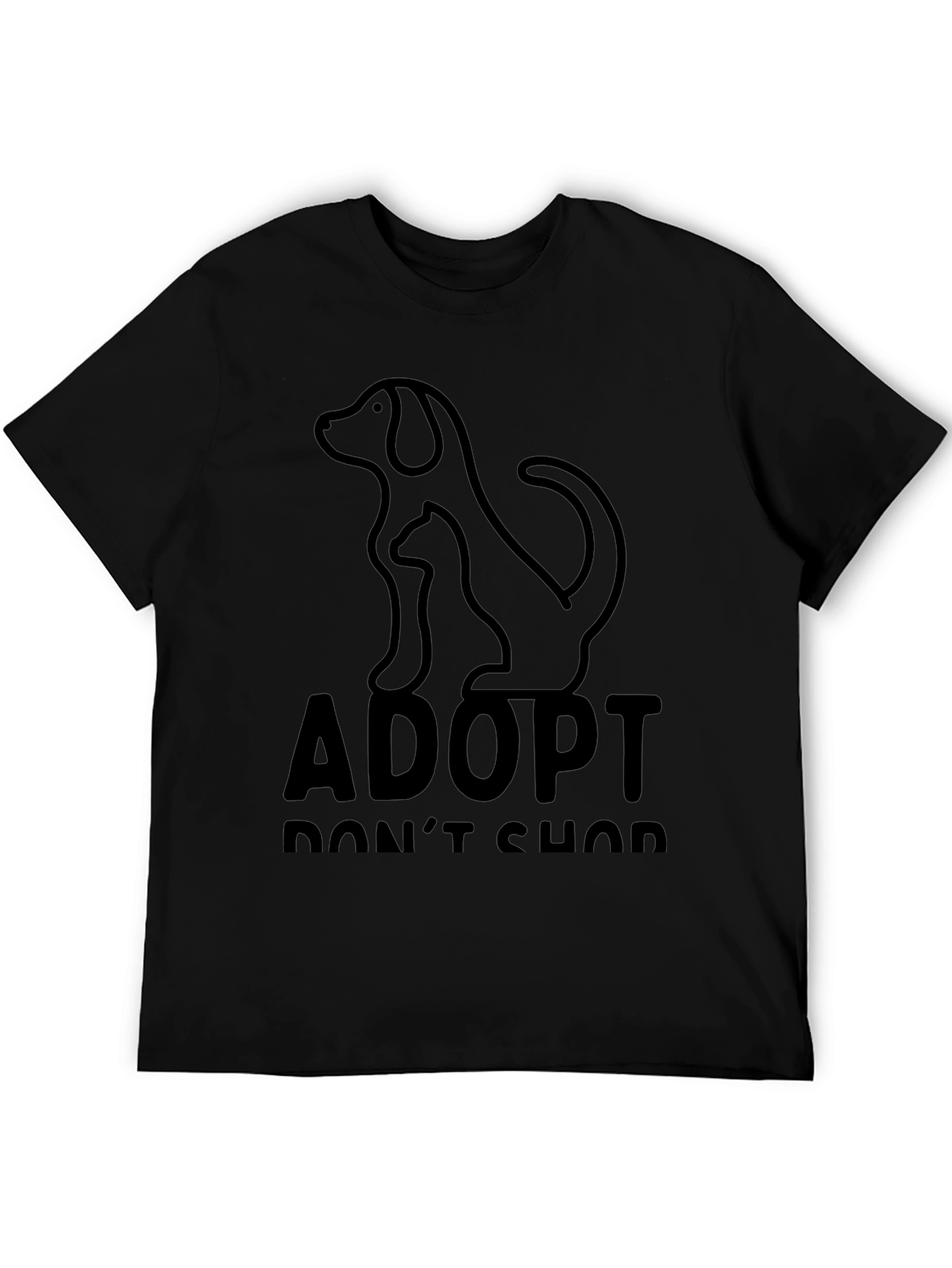 Adopt Dont Shop Graphic T-Shirt