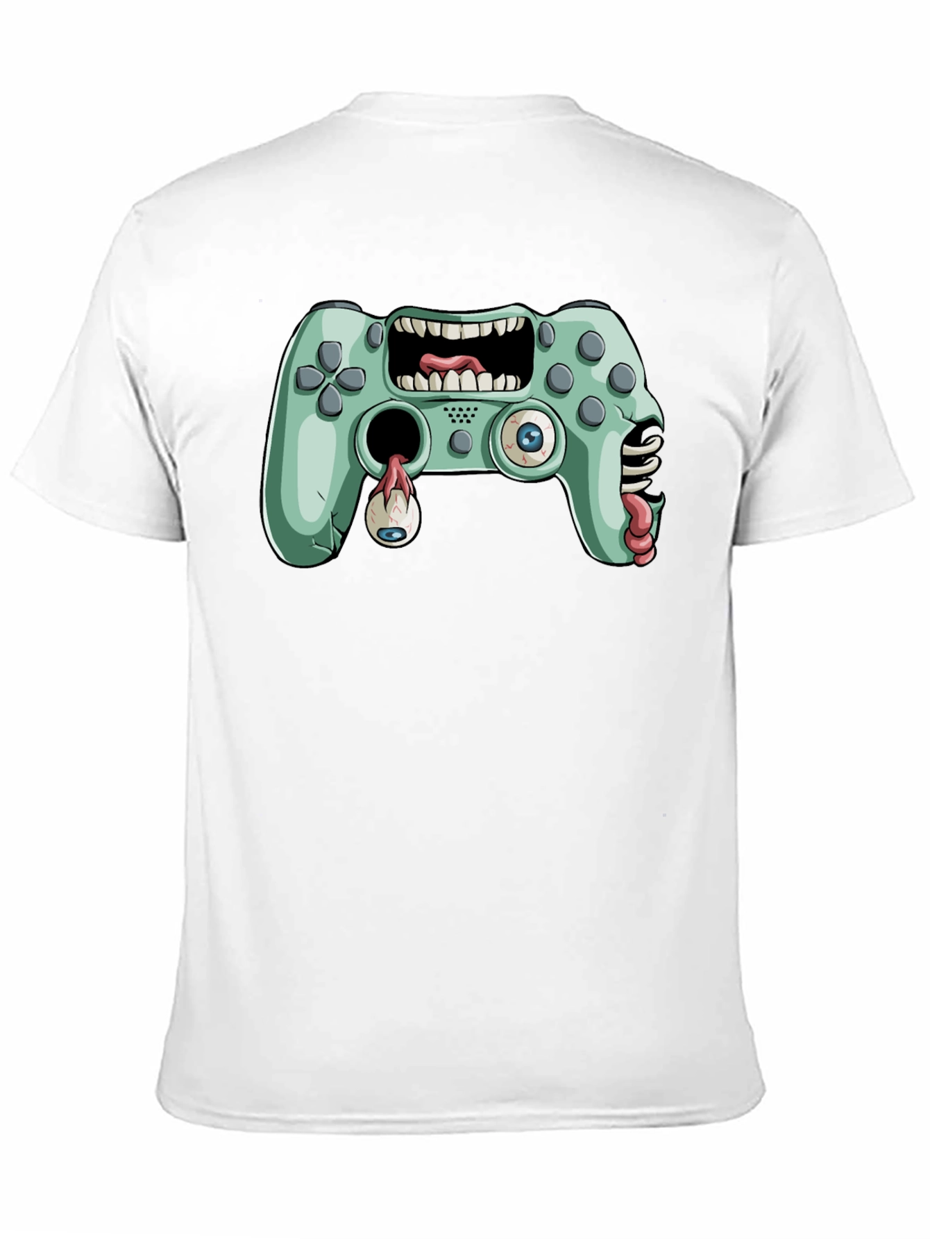 Zombie Game Controller Graphic T-Shirt