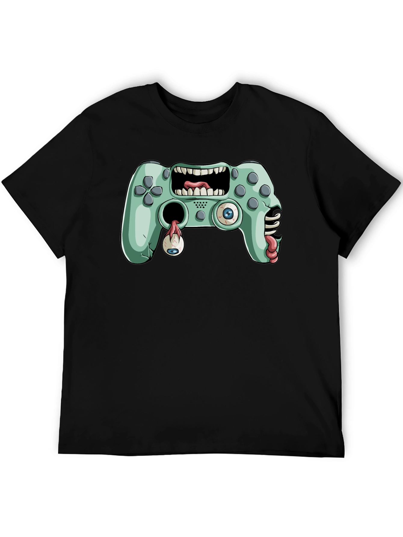 Zombie Game Controller Graphic T-Shirt