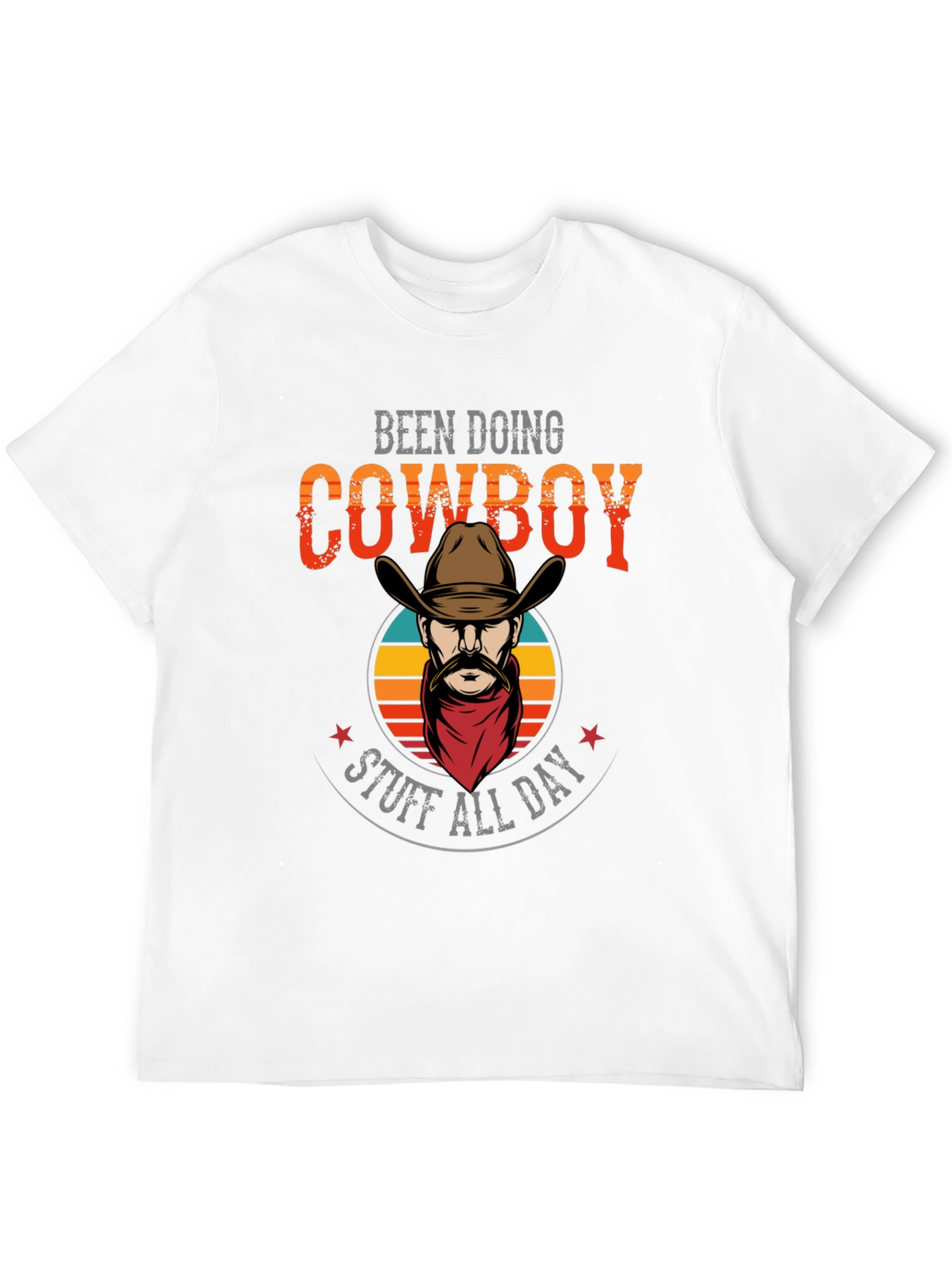 Cowboy Stuff All Day Black Graphic Tee