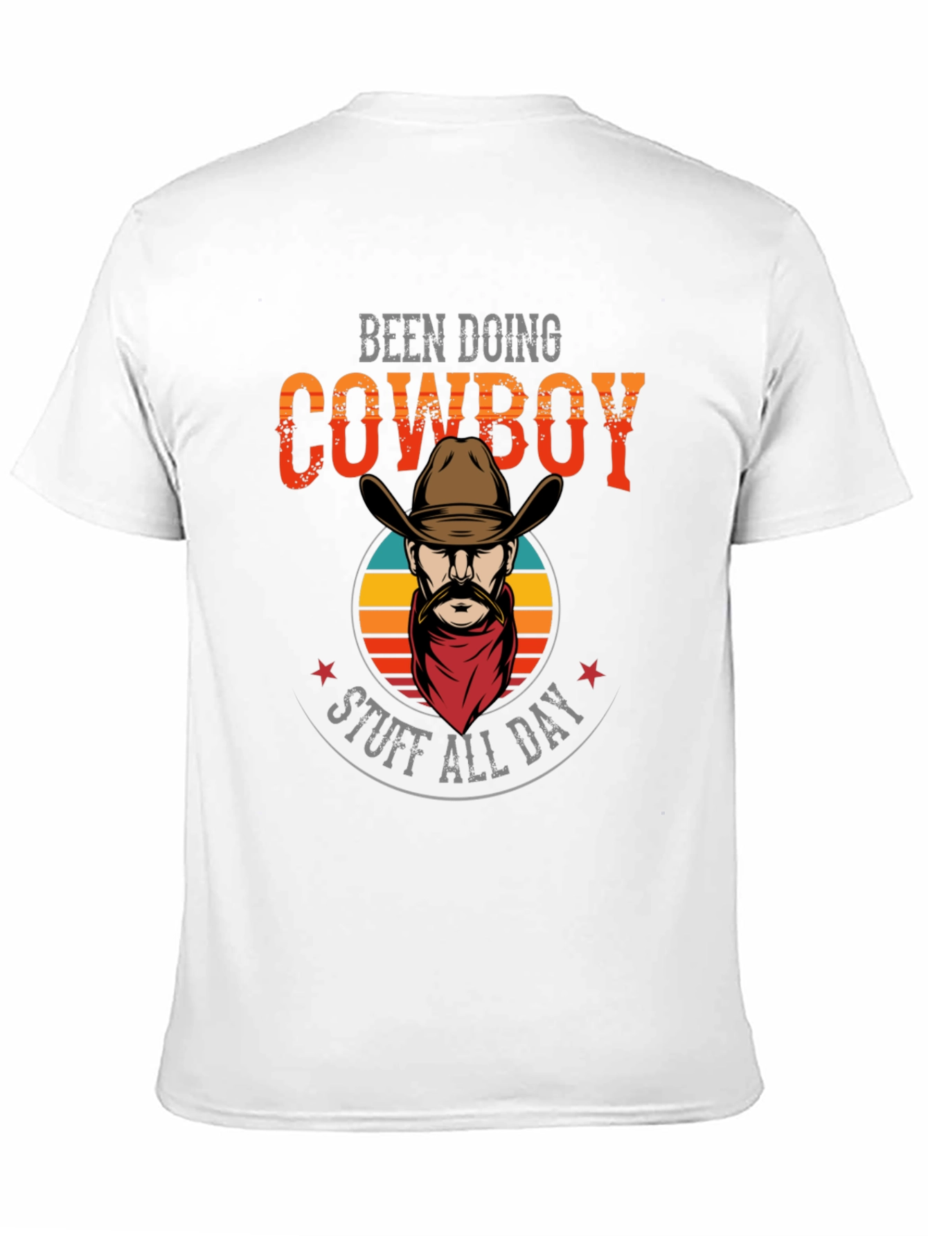 Cowboy Stuff All Day Black Graphic Tee