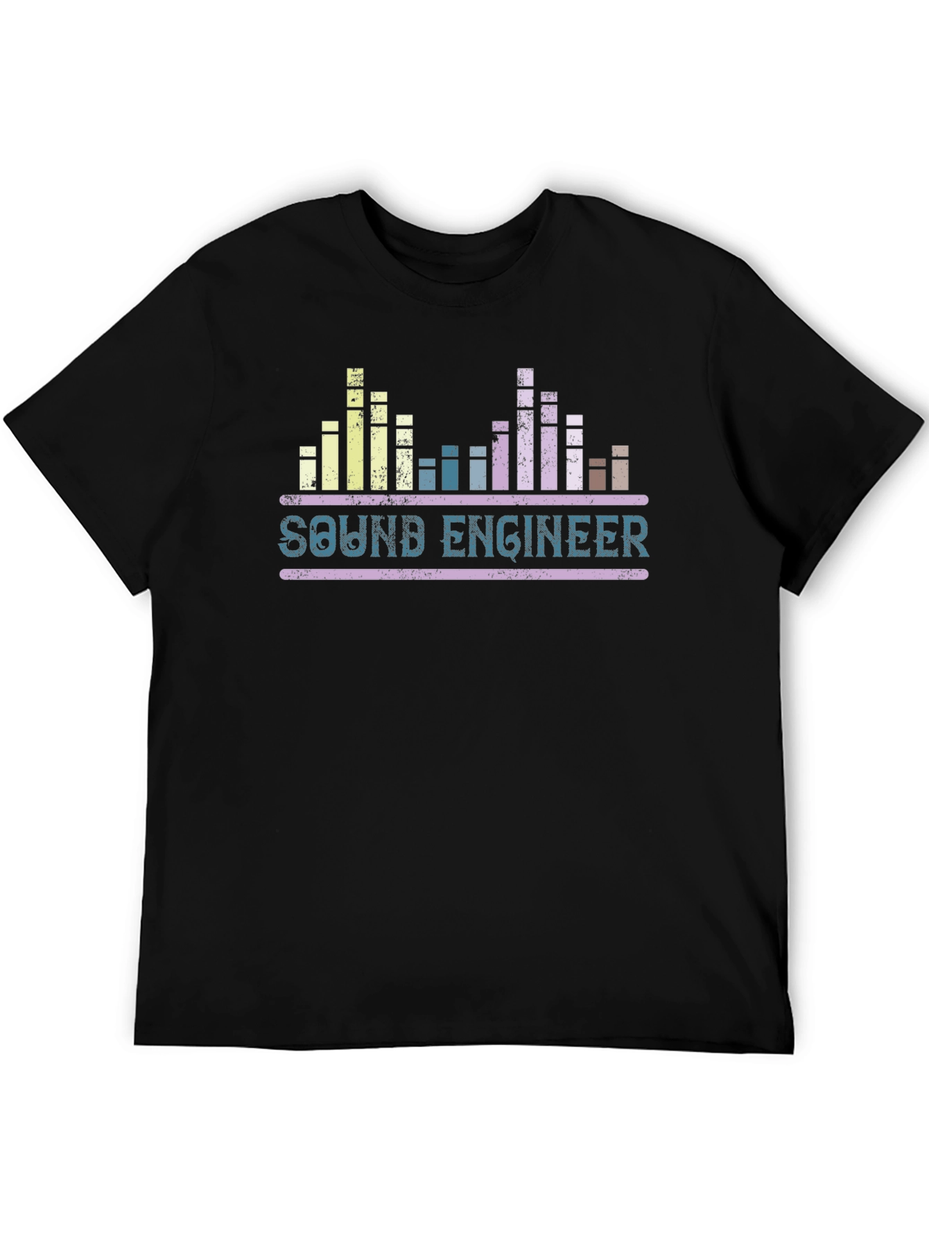 Sound Engineer Graphic Tee - Black T-Shirt
