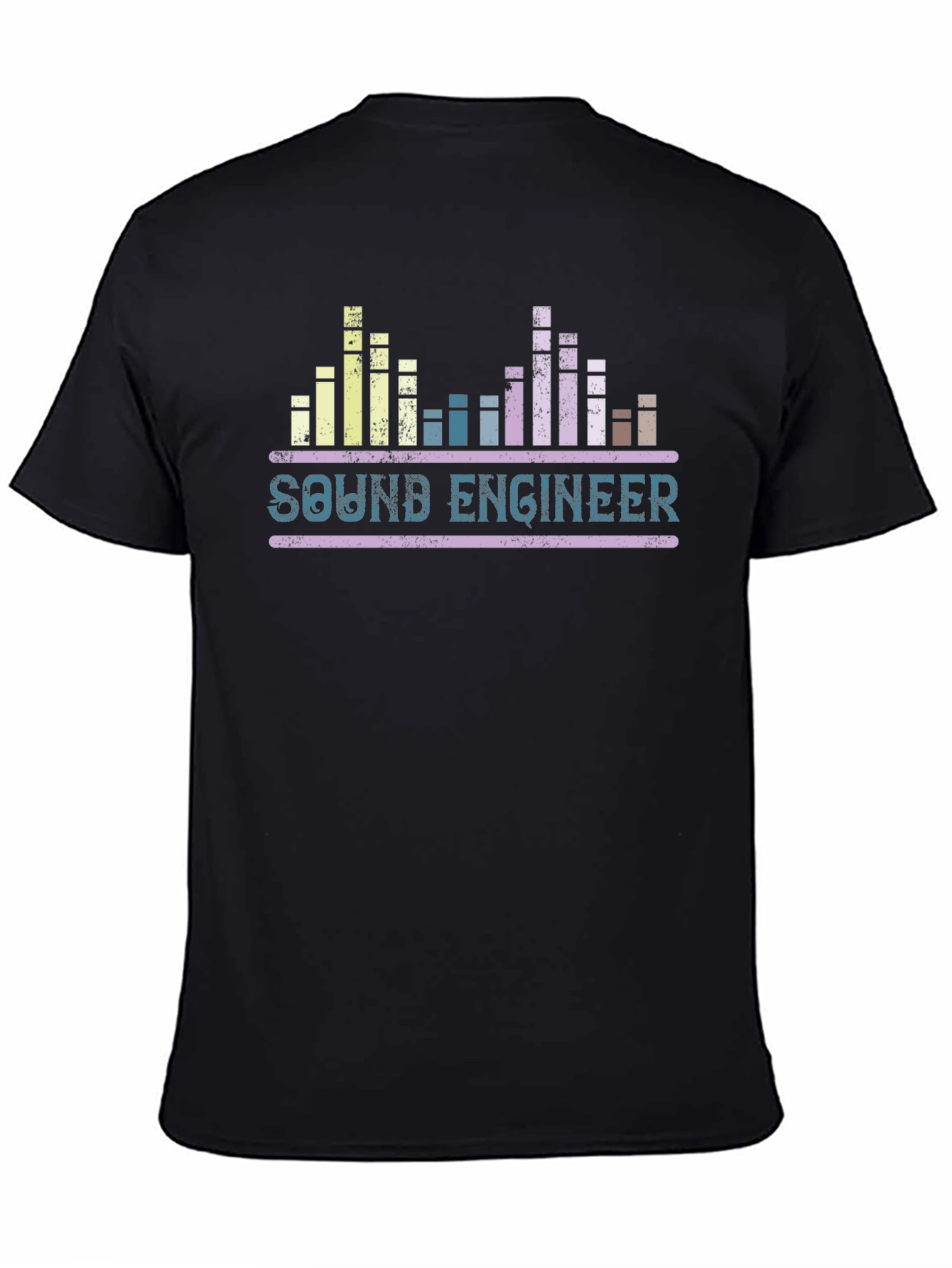 Sound Engineer Graphic Tee - Black T-Shirt
