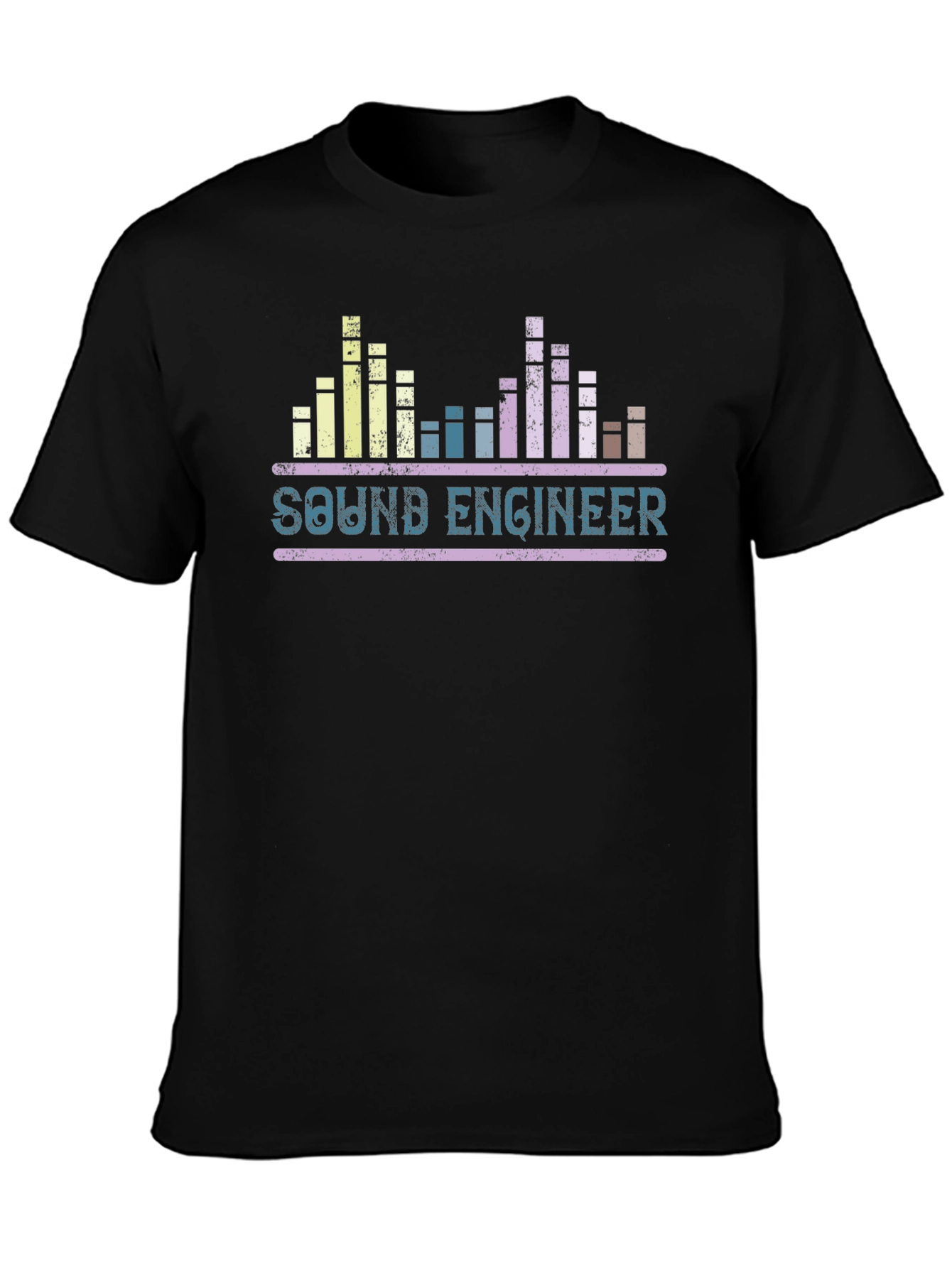 Sound Engineer Graphic Tee - Black T-Shirt