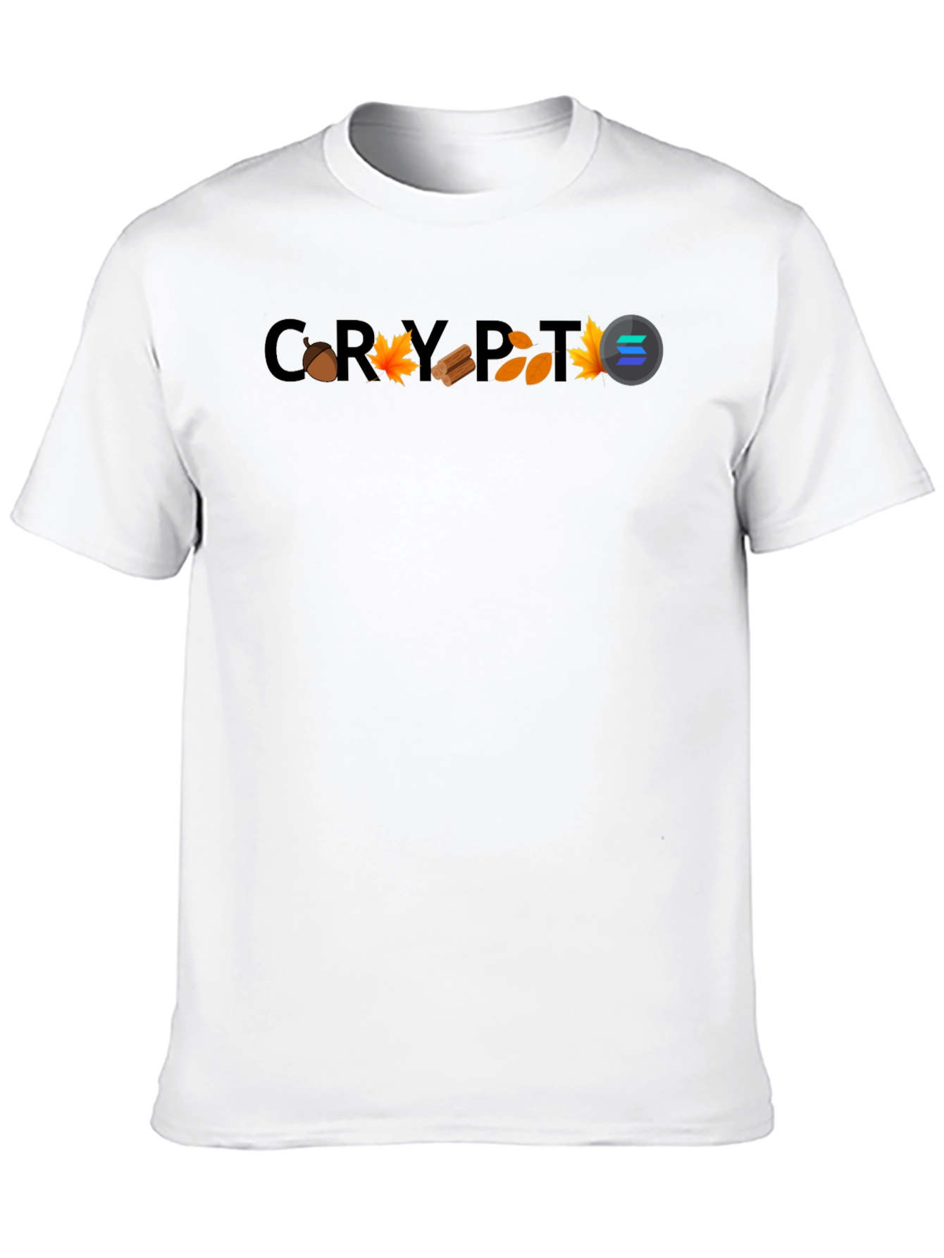 Crypto Autumn T-Shirt - Solana Style