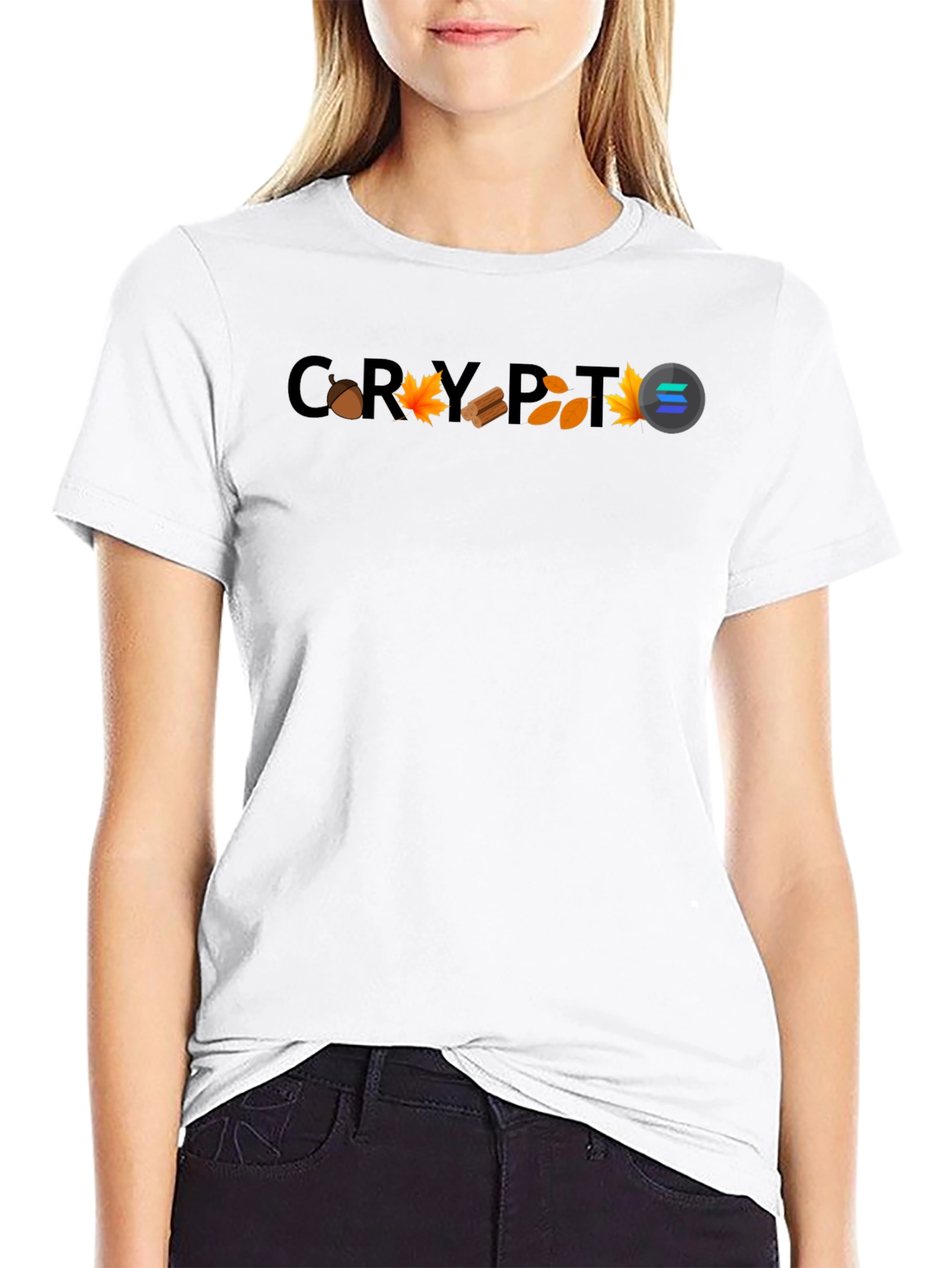 Crypto Autumn T-Shirt - Solana Style