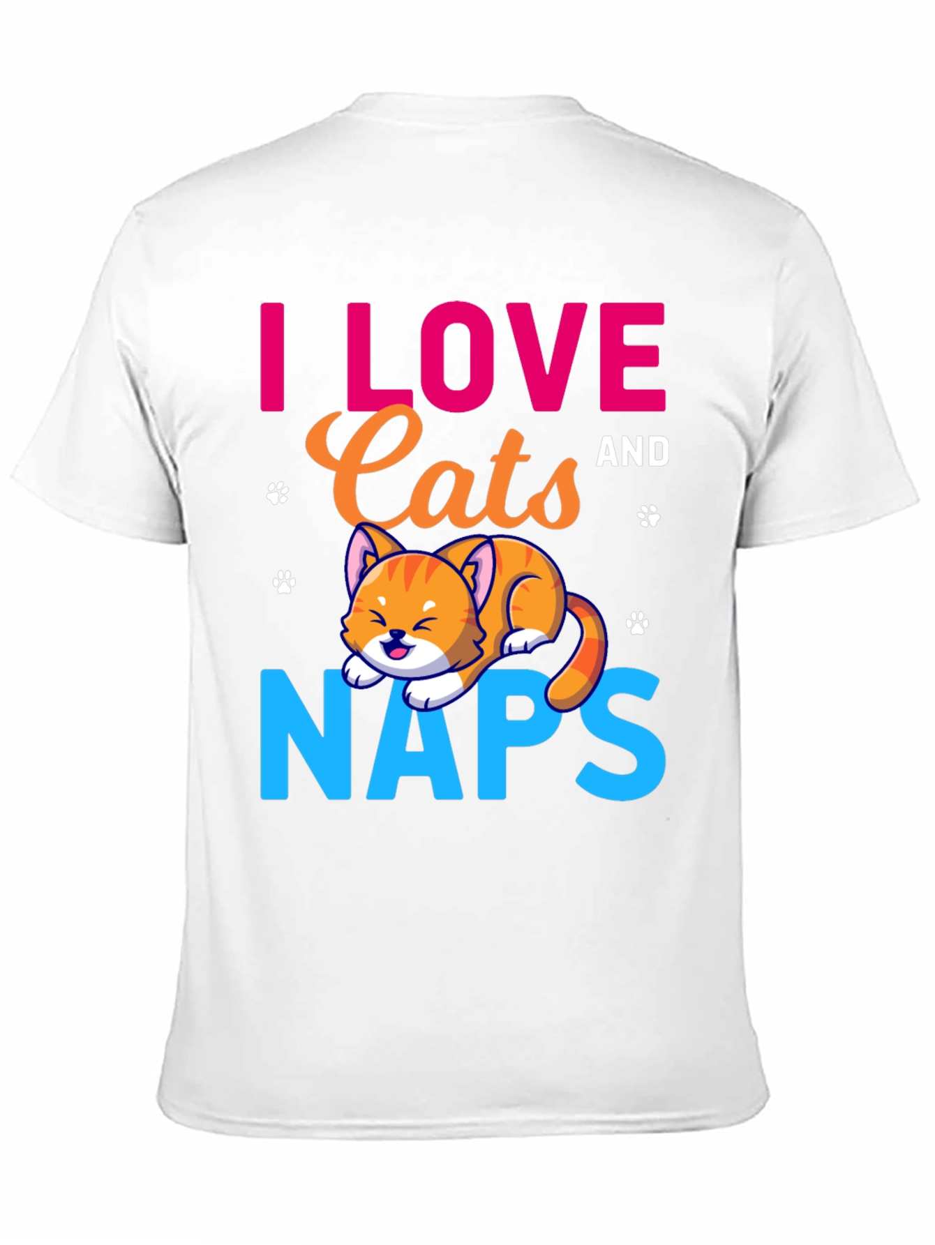 I Love Cats and Naps T-Shirt