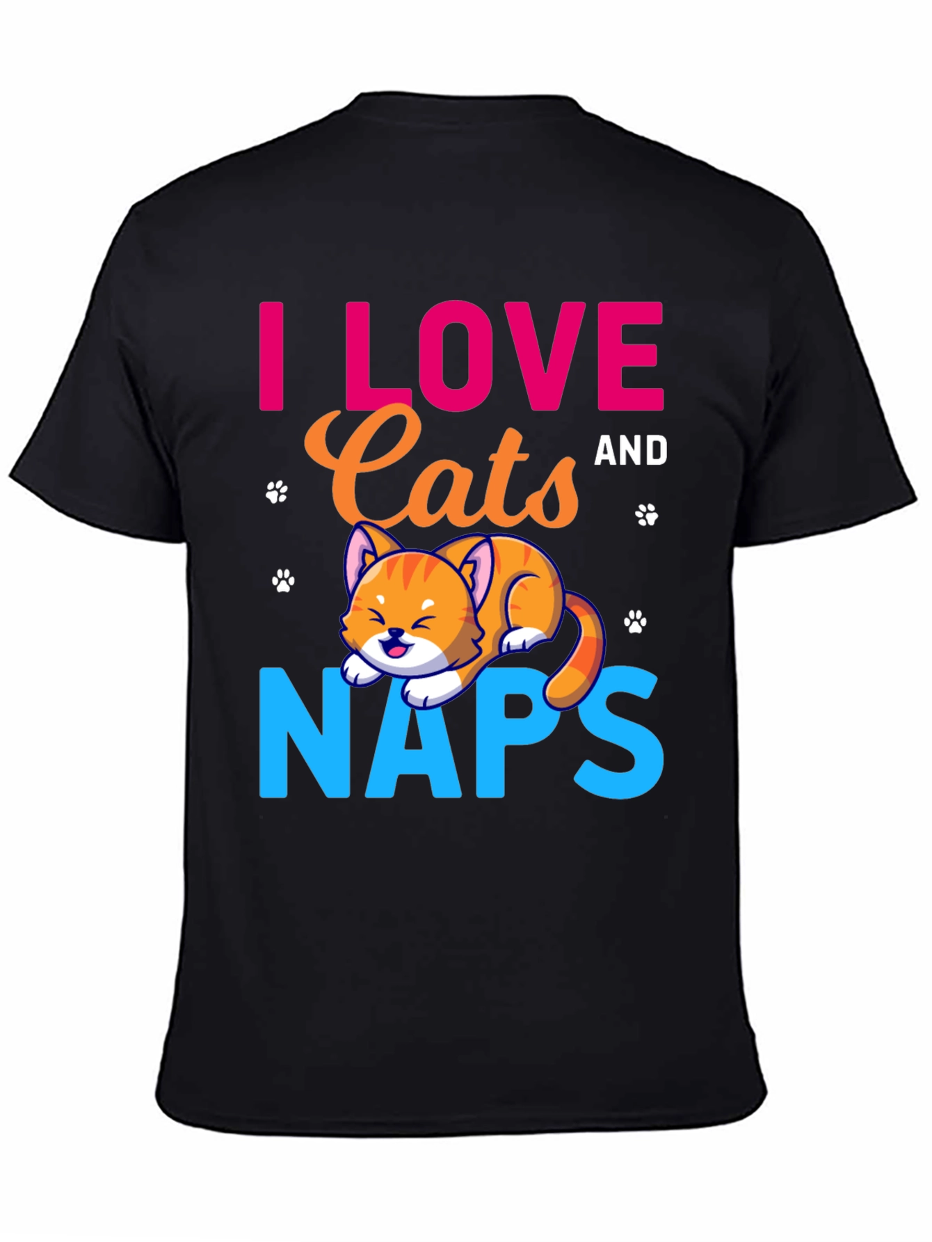 I Love Cats and Naps T-Shirt