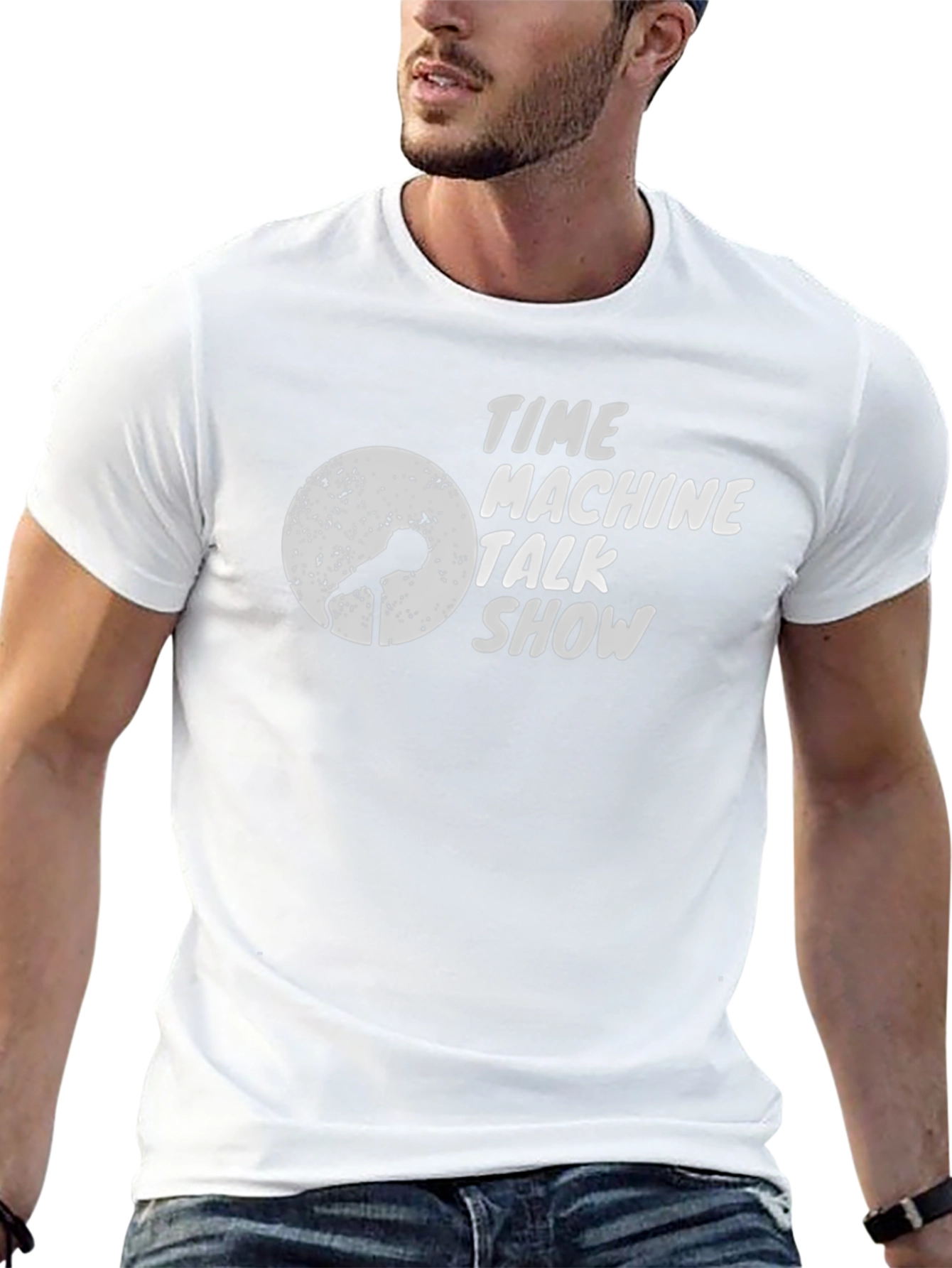 Time Machine Talk Show Graphic T-Shirt