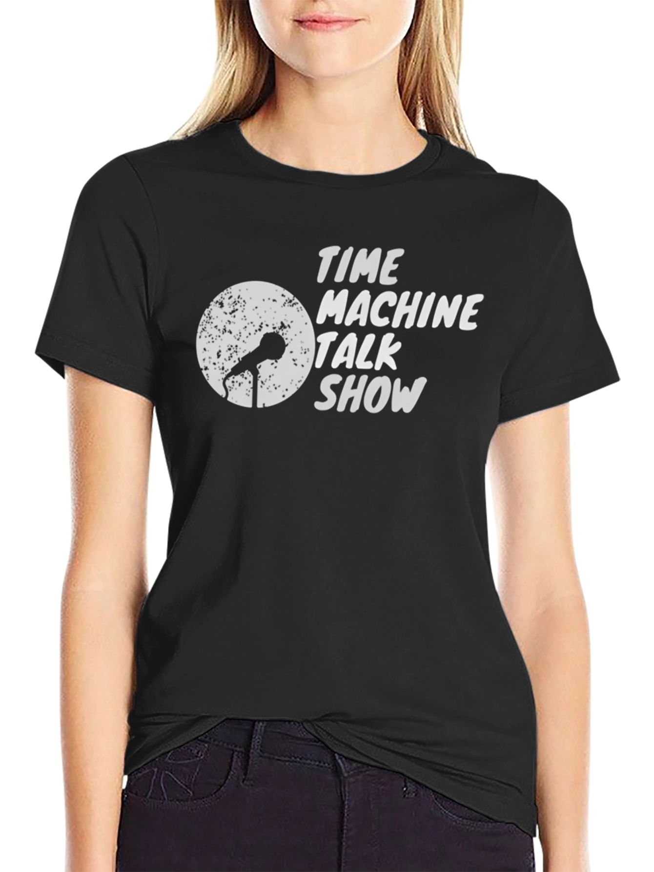 Time Machine Talk Show Graphic T-Shirt