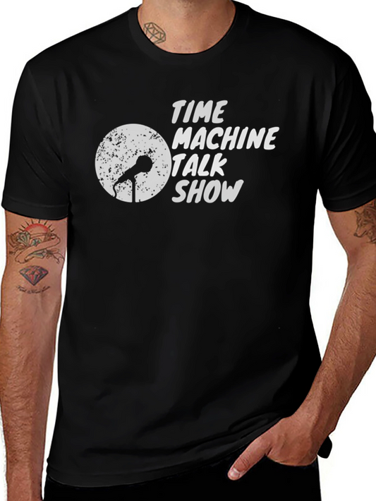 Time Machine Talk Show Graphic T-Shirt