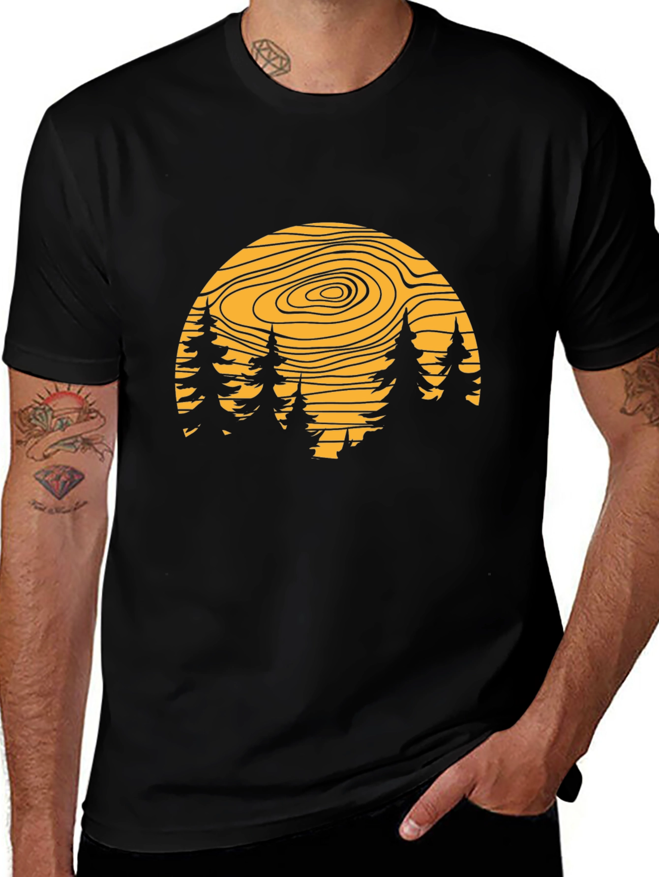 Natures Echo Tee - Forest Design