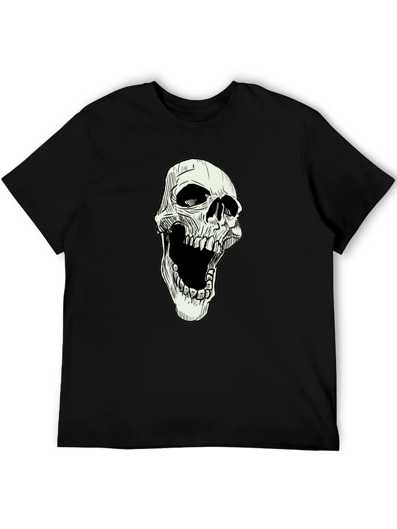 Skull Graphic Black T-Shirt