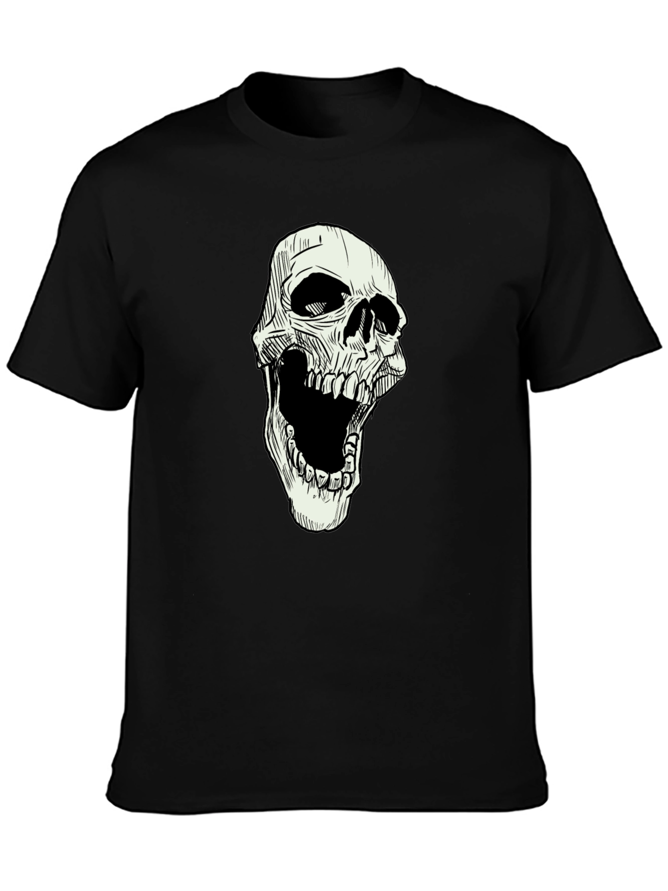 Skull Graphic Black T-Shirt