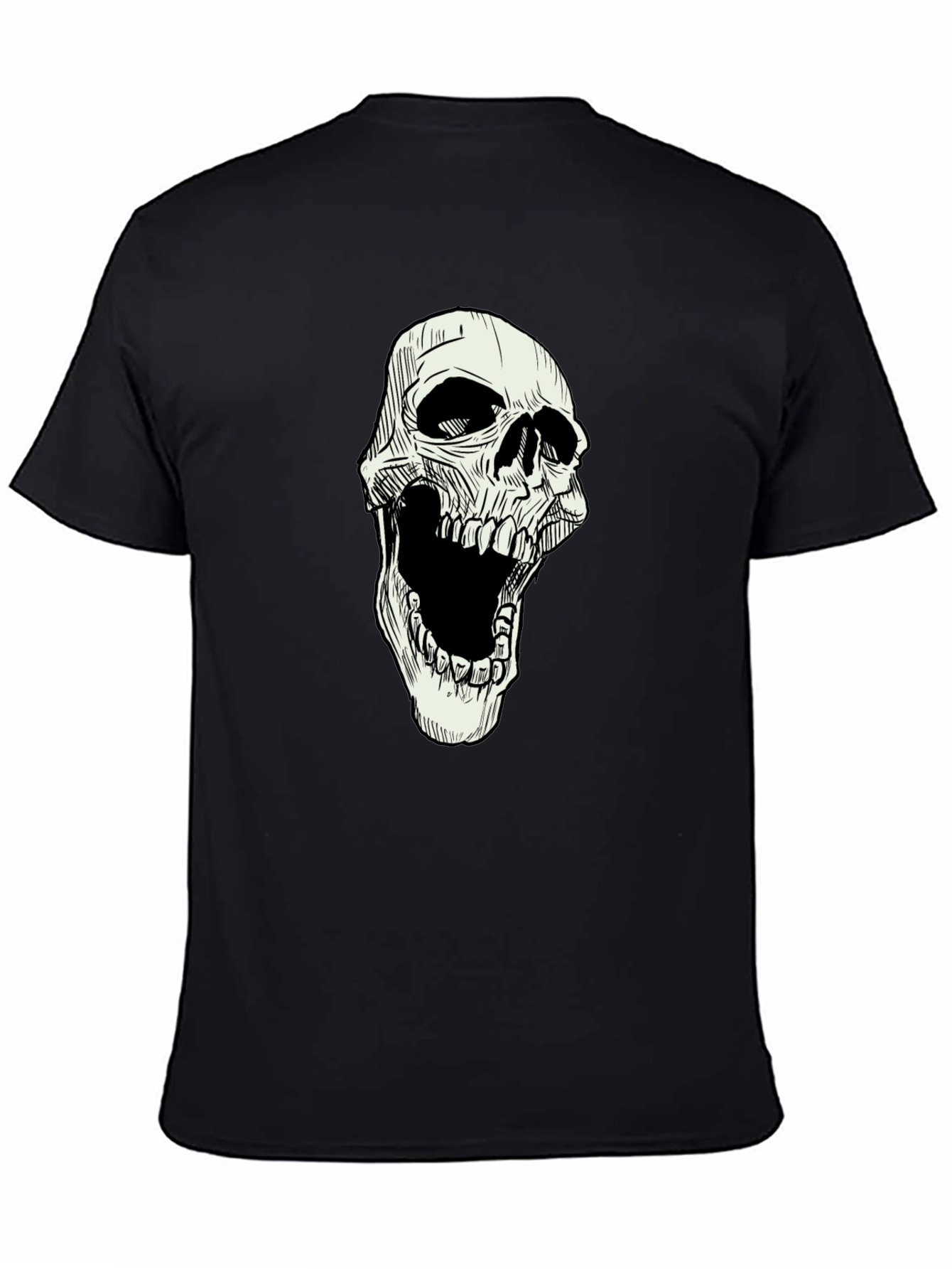Skull Graphic Black T-Shirt