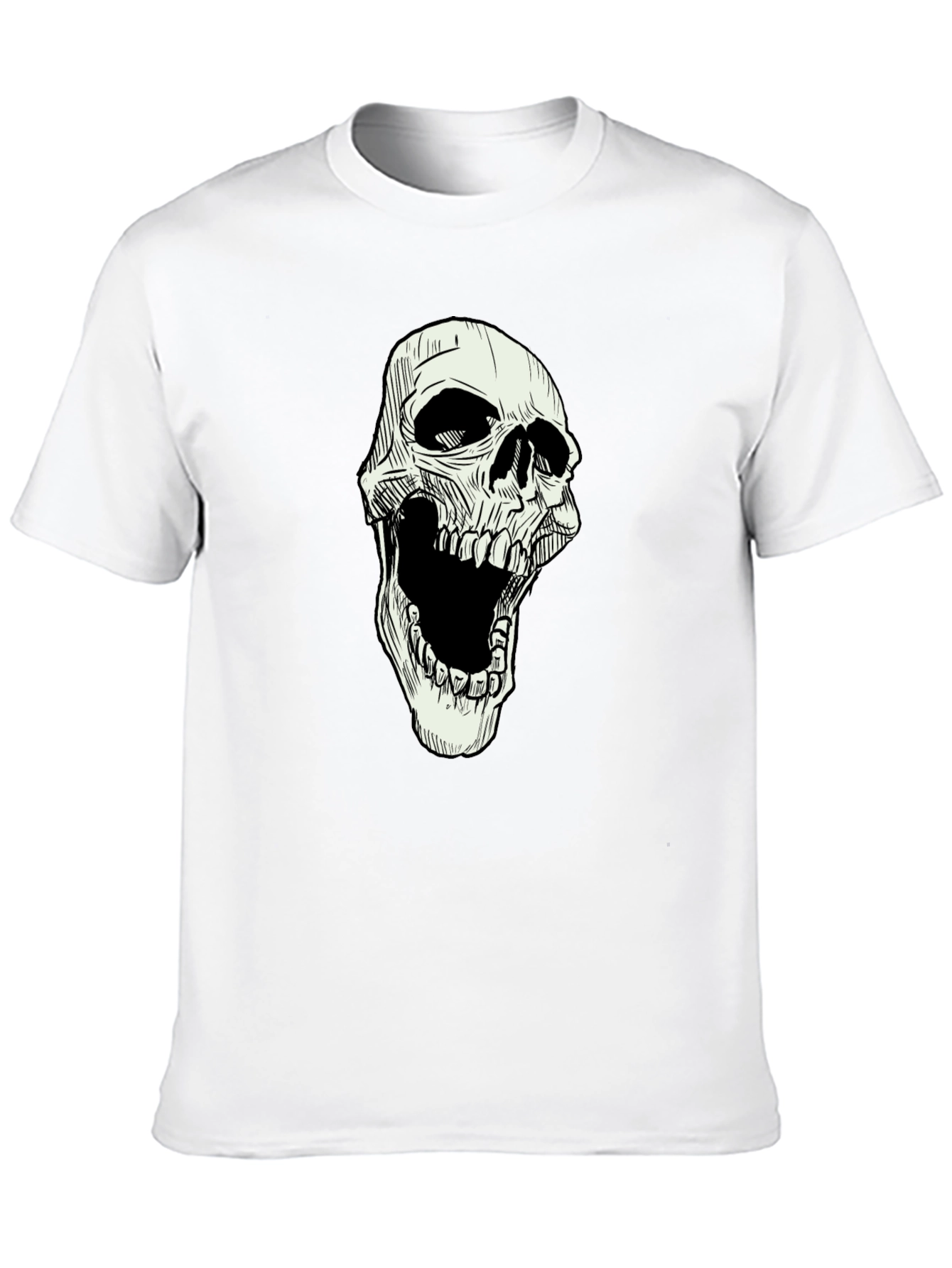 Skull Graphic Black T-Shirt