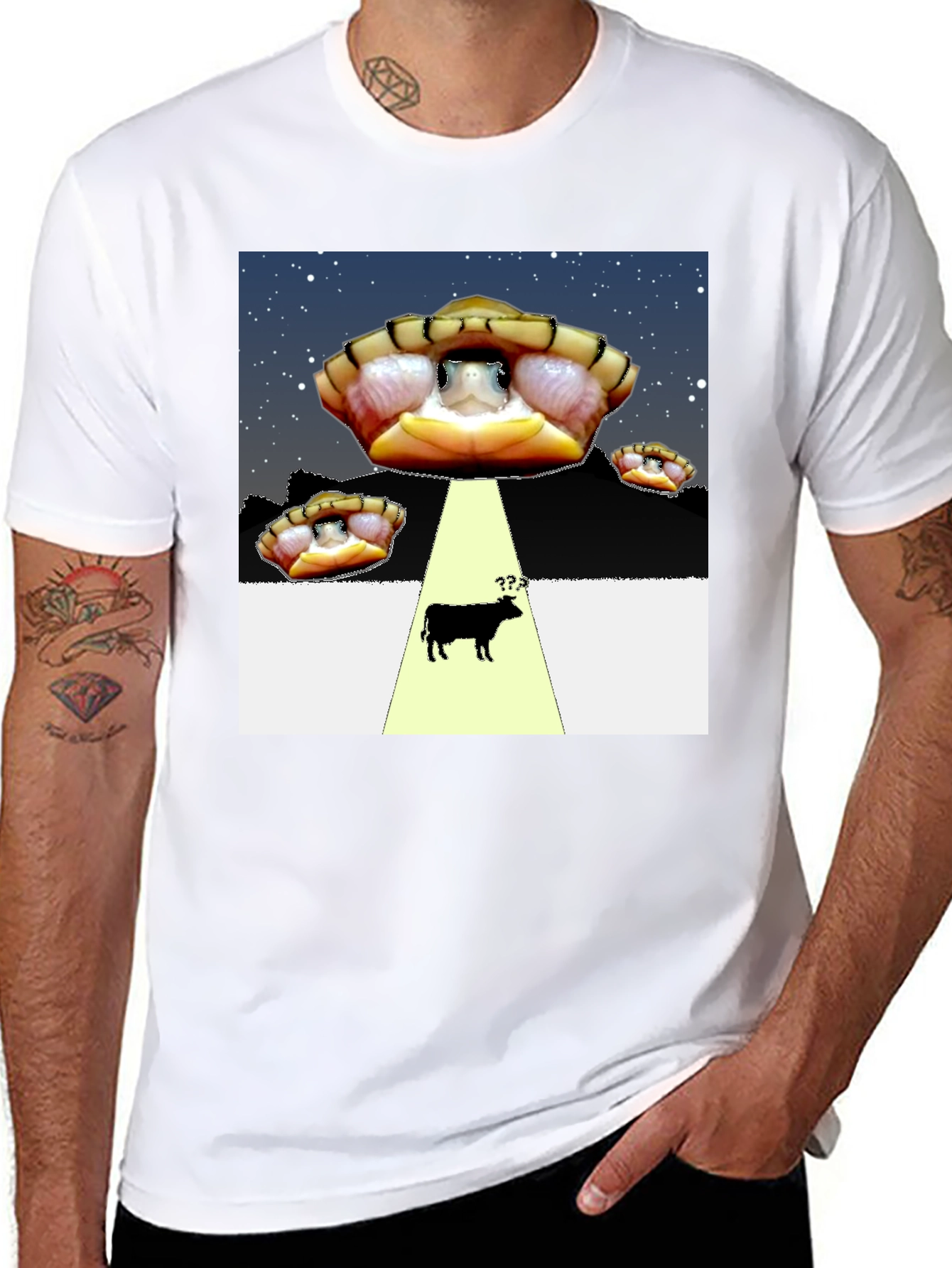 UFO Turtle Abduction T-Shirt