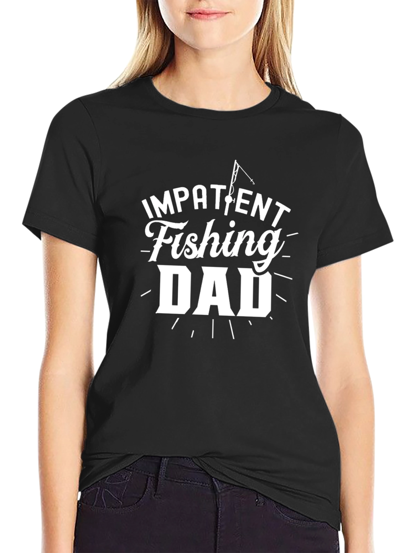 Impatient Fishing Dad Graphic Tee
