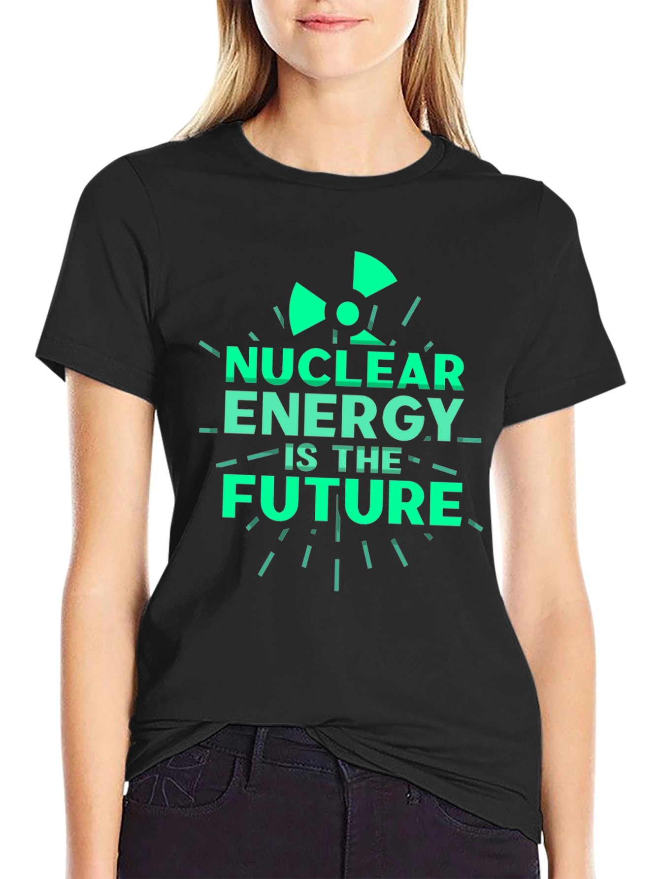 Nuclear Energy is the Future Black T-Shirt