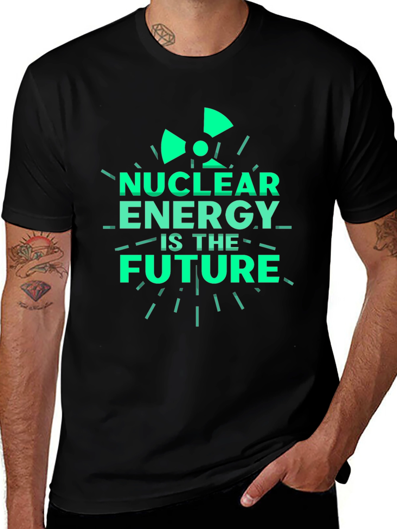 Nuclear Energy is the Future Black T-Shirt