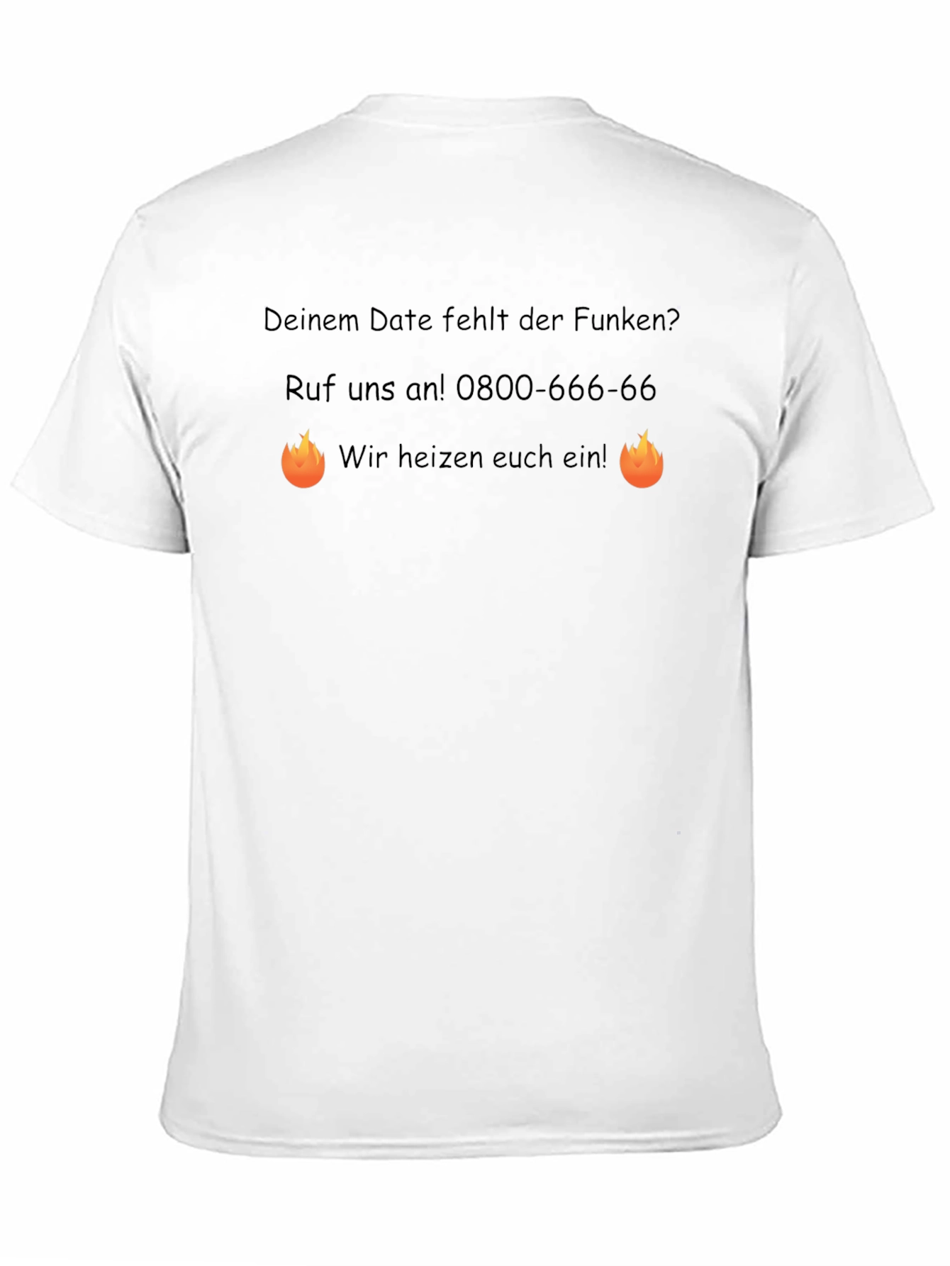 Humorous T-Shirt: Spice Up Your Date!