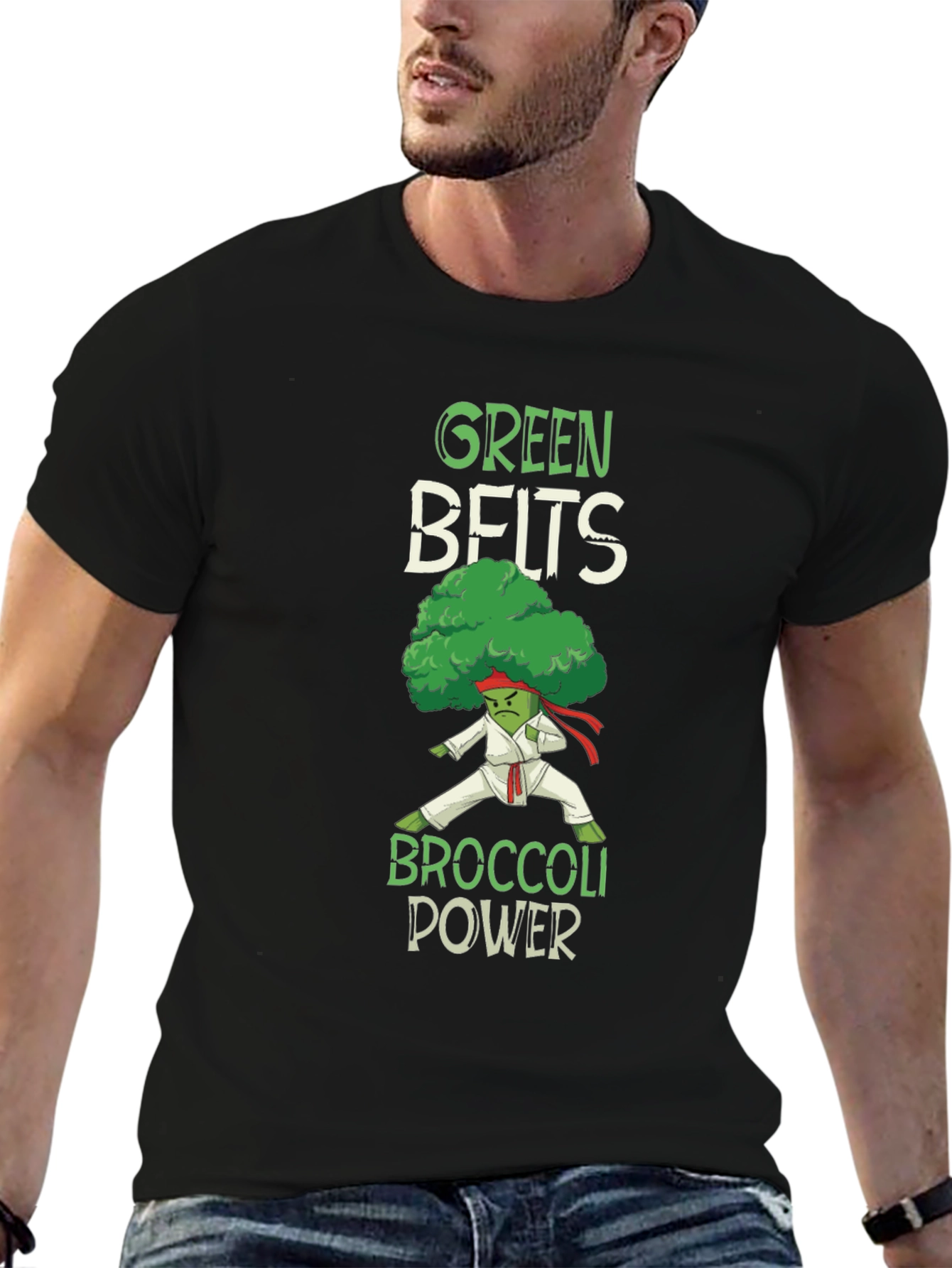 Green Belts Broccoli Power T-Shirt