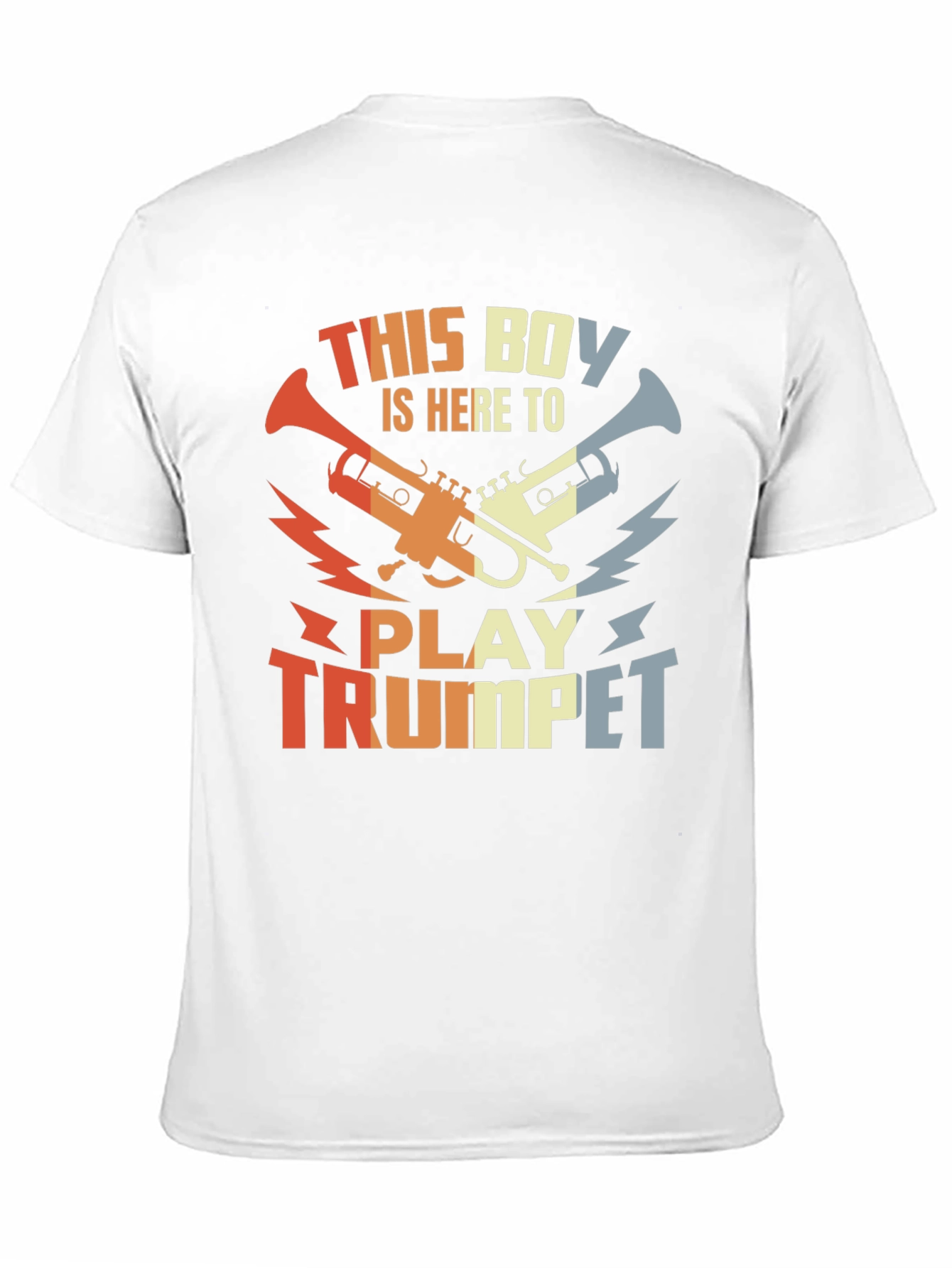 This Boy Plays Trumpet T-Shirt - Retro Music Tee