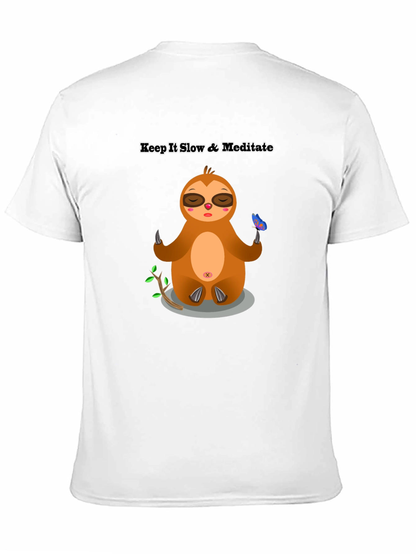 Keep it Slow Sloth Meditation T-Shirt