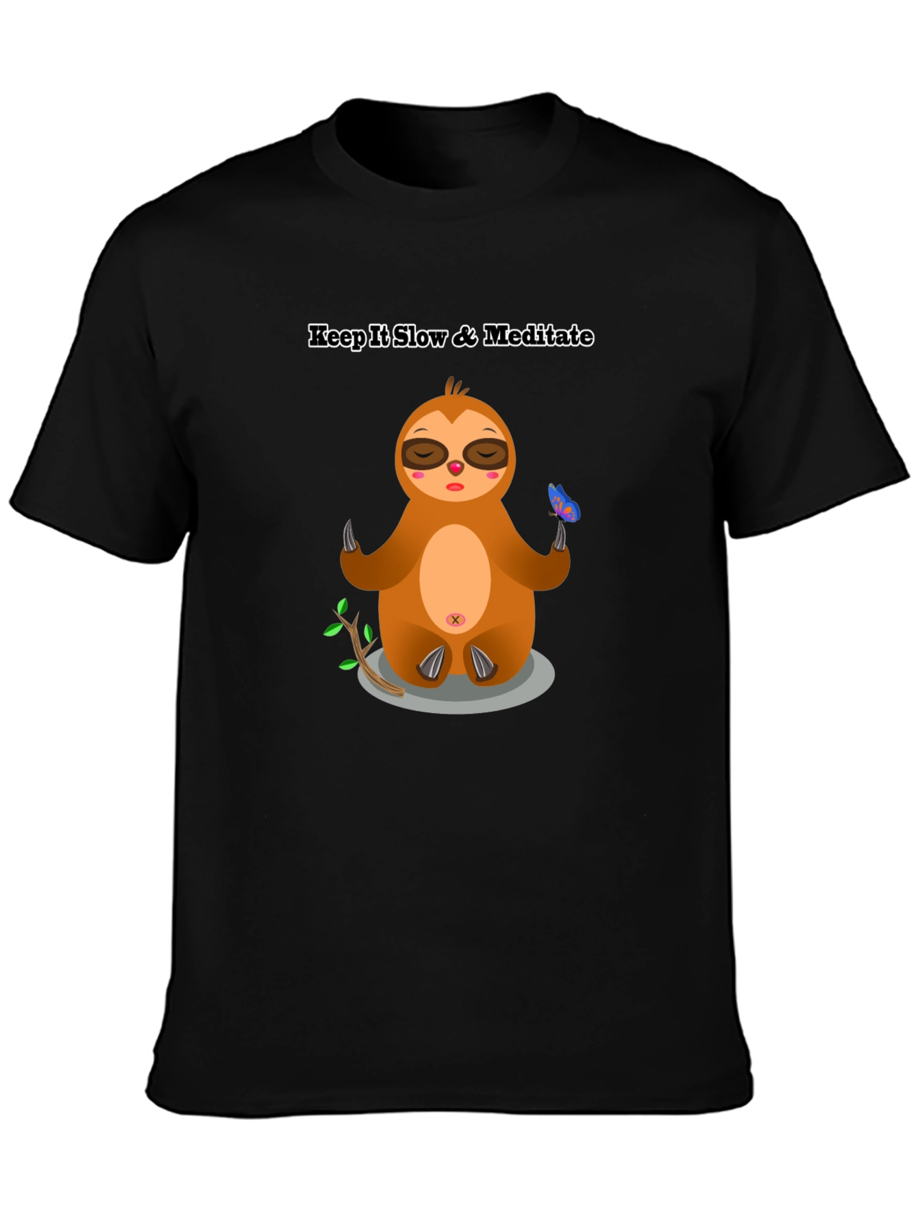 Keep it Slow Sloth Meditation T-Shirt